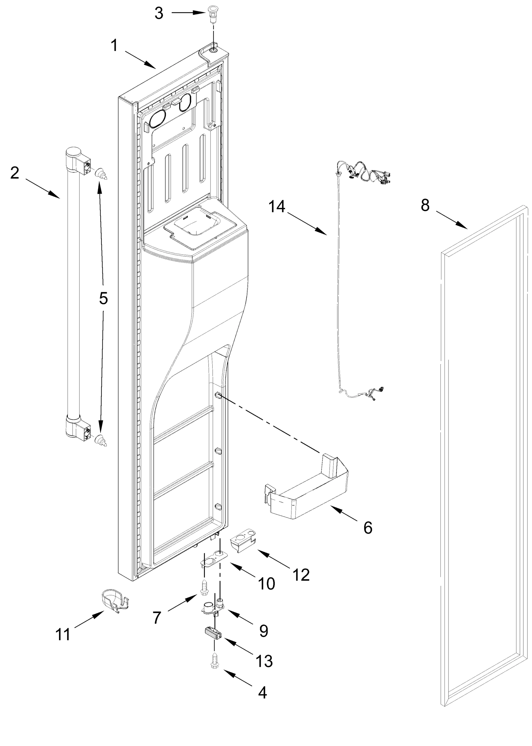 FREEZER DOOR PARTS