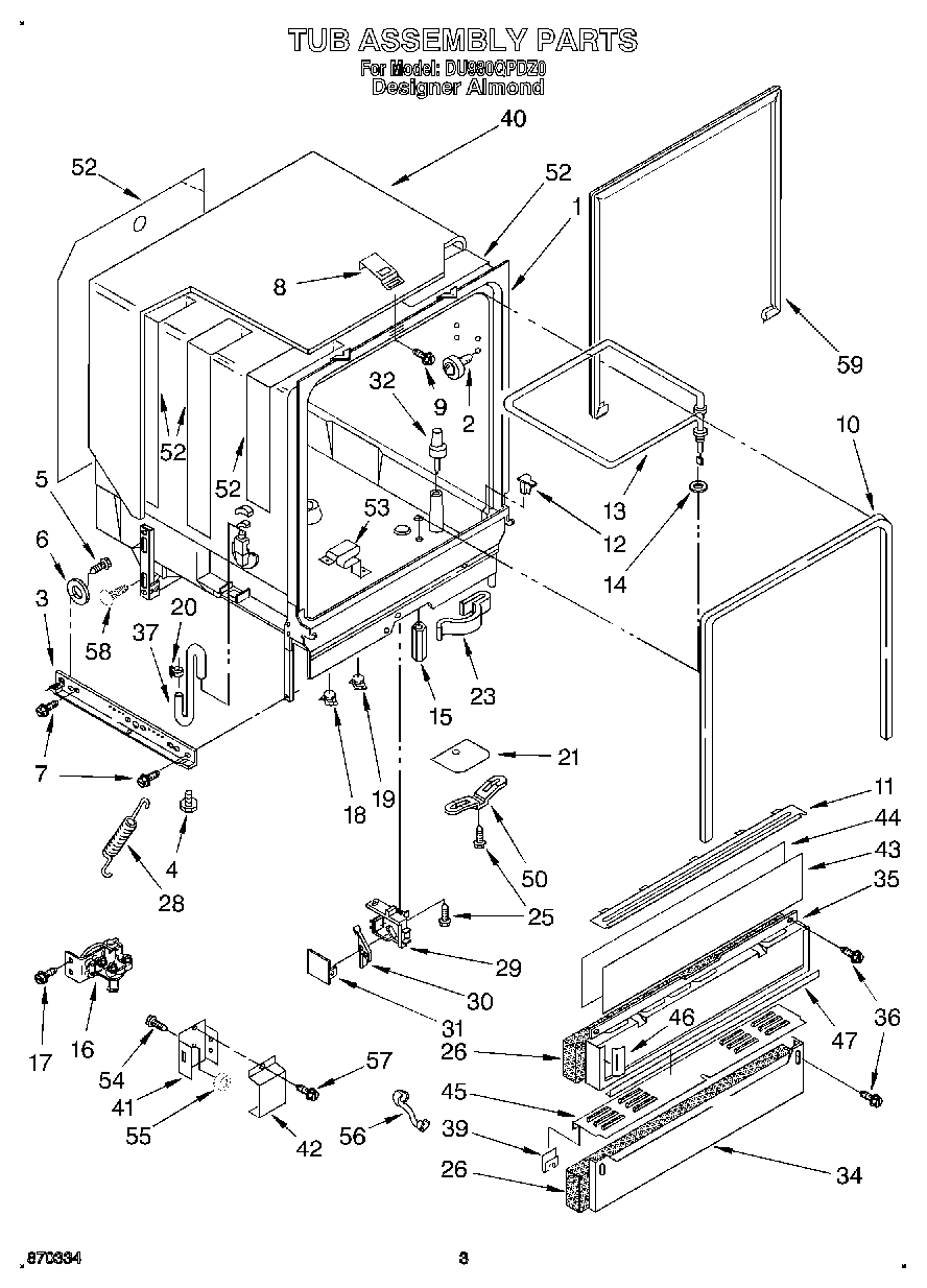 03 - TUB ASSEMBLY