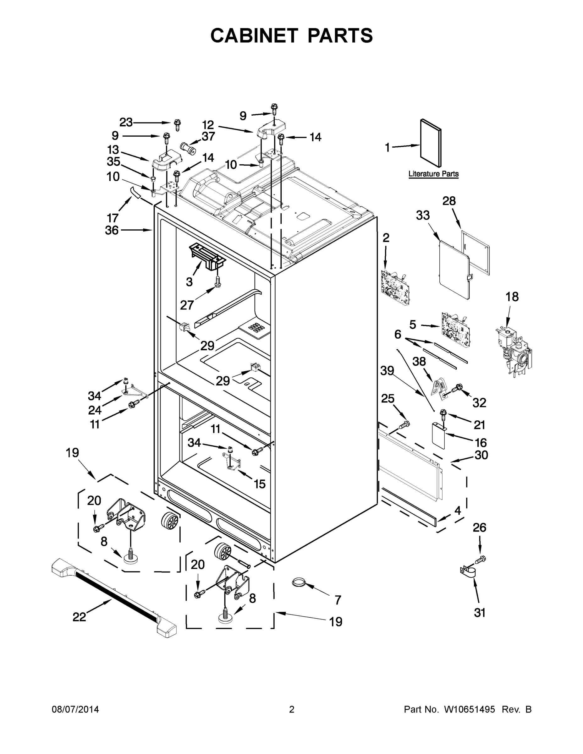 02 - CABINET PARTS