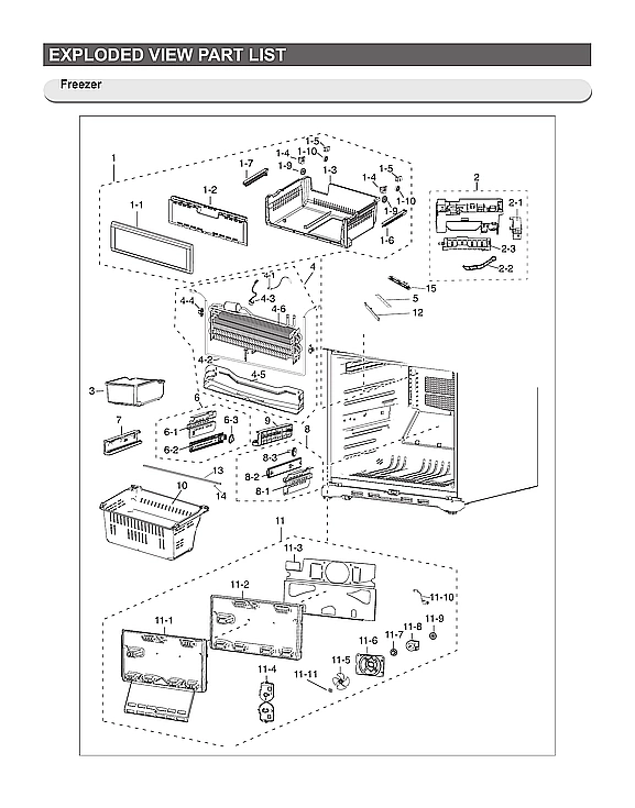 FREEZER PARTS