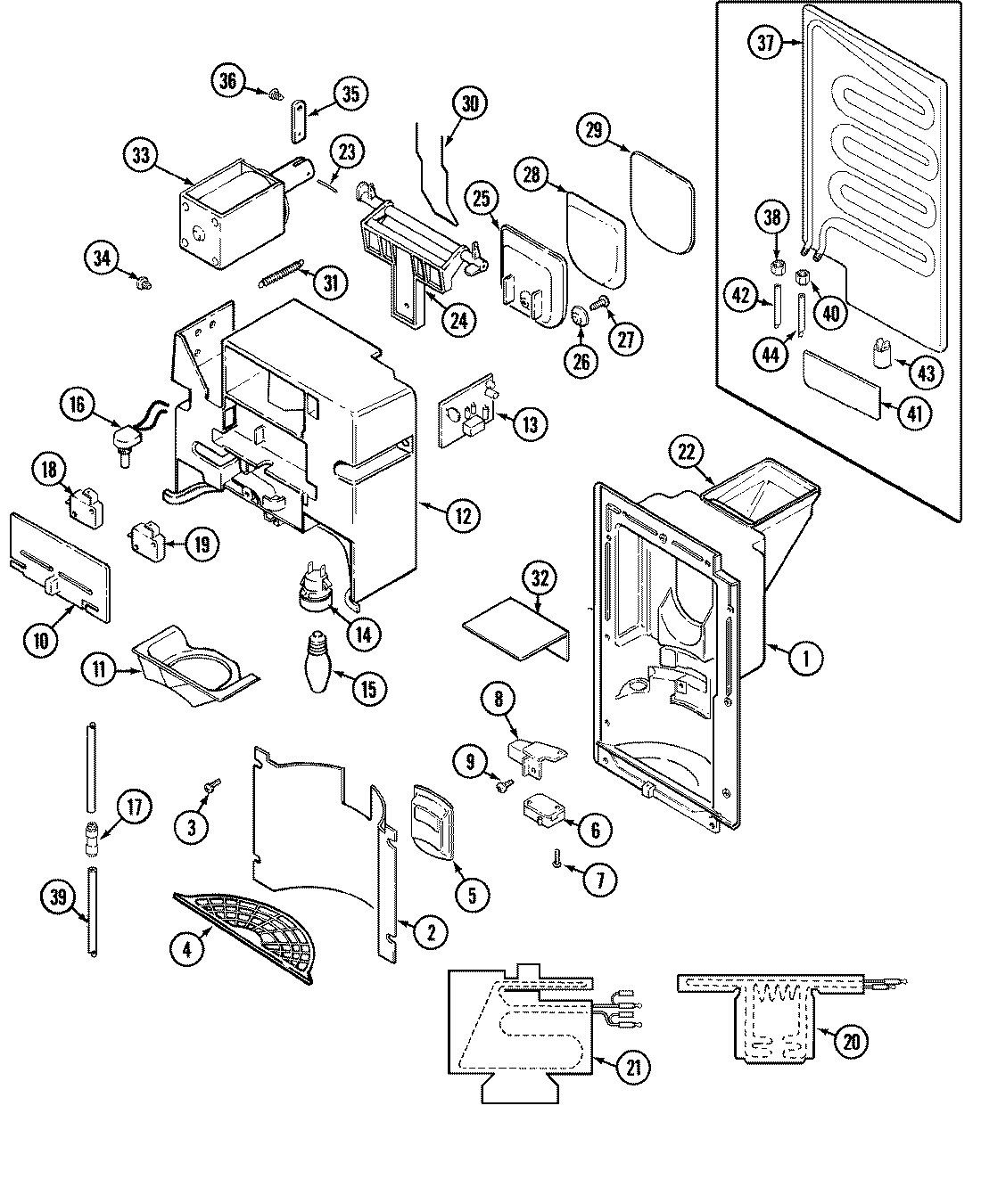 07 - ICE & WATER DISPENSER