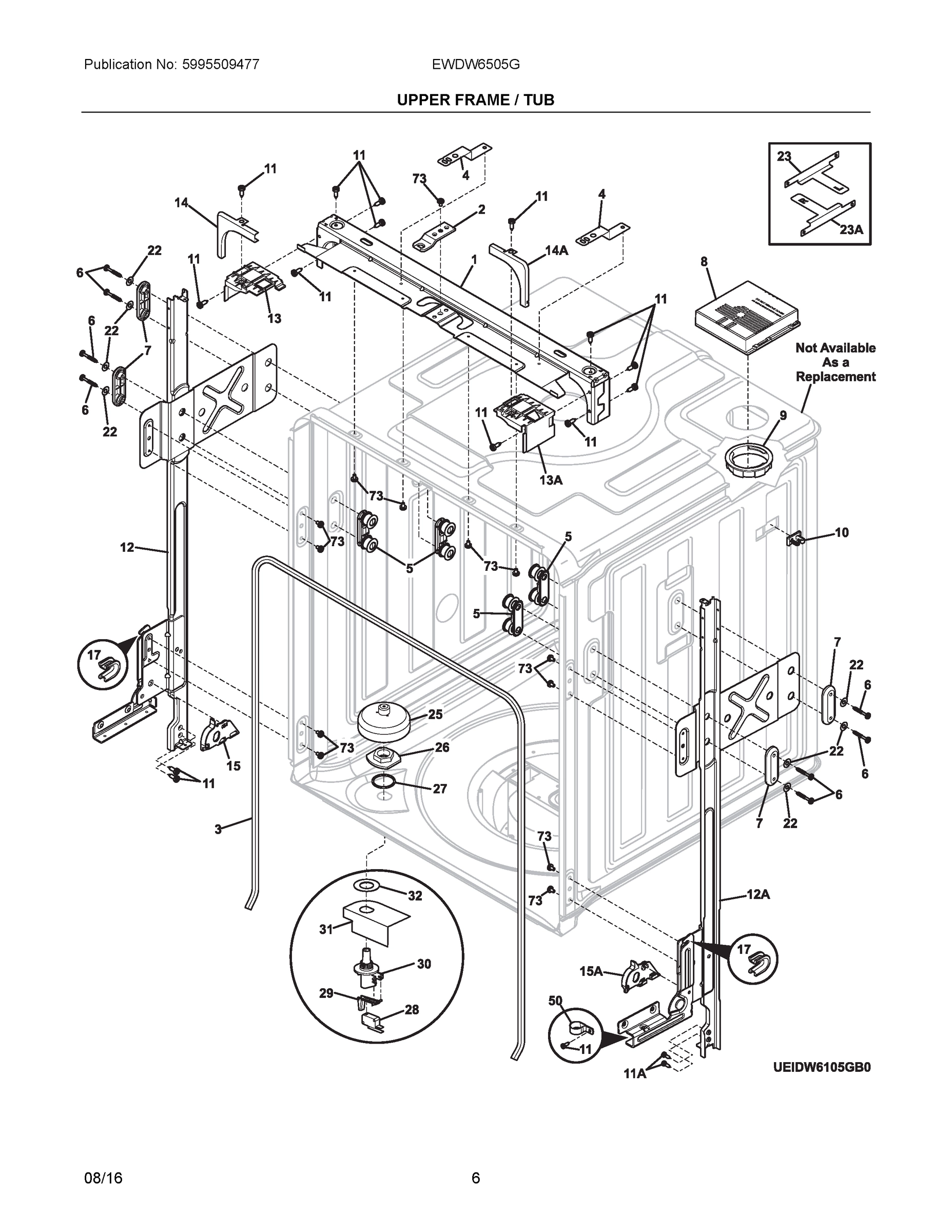 04 - UPPER FRAME/TUB