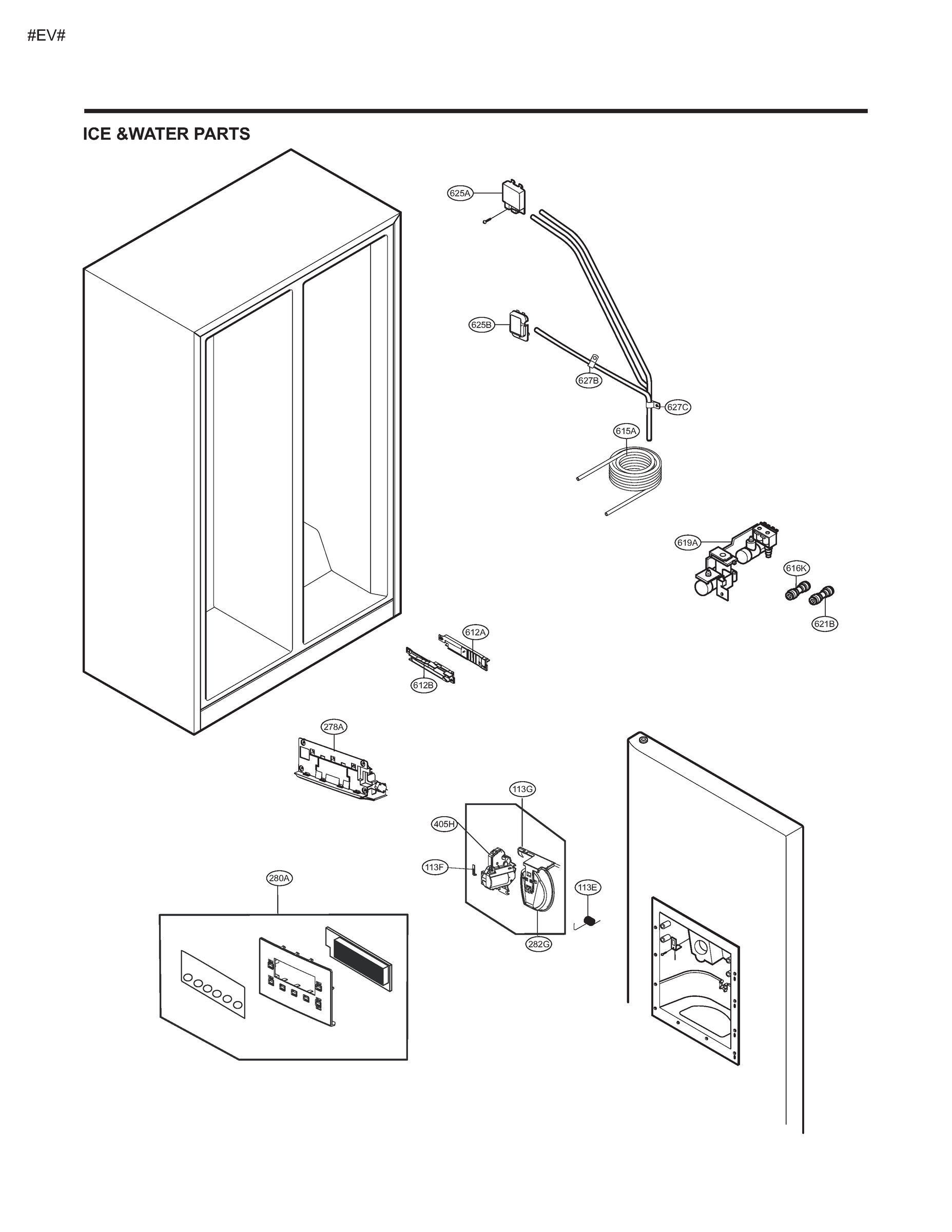 ICE &WATER PARTS