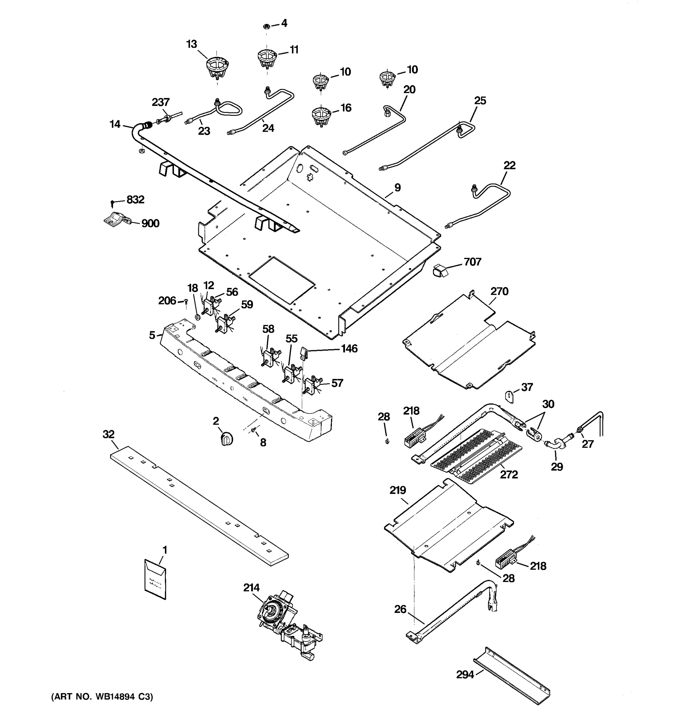 GAS & BURNER PARTS