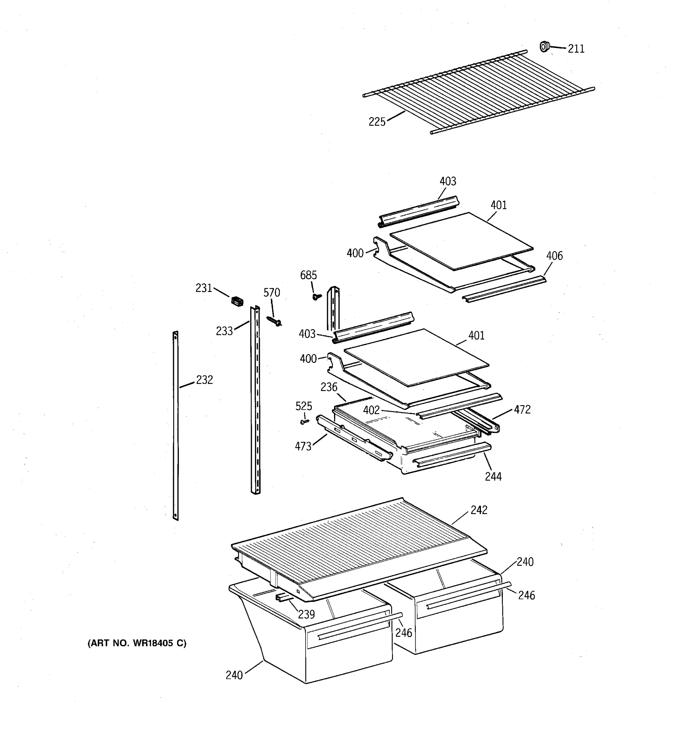 SHELF PARTS