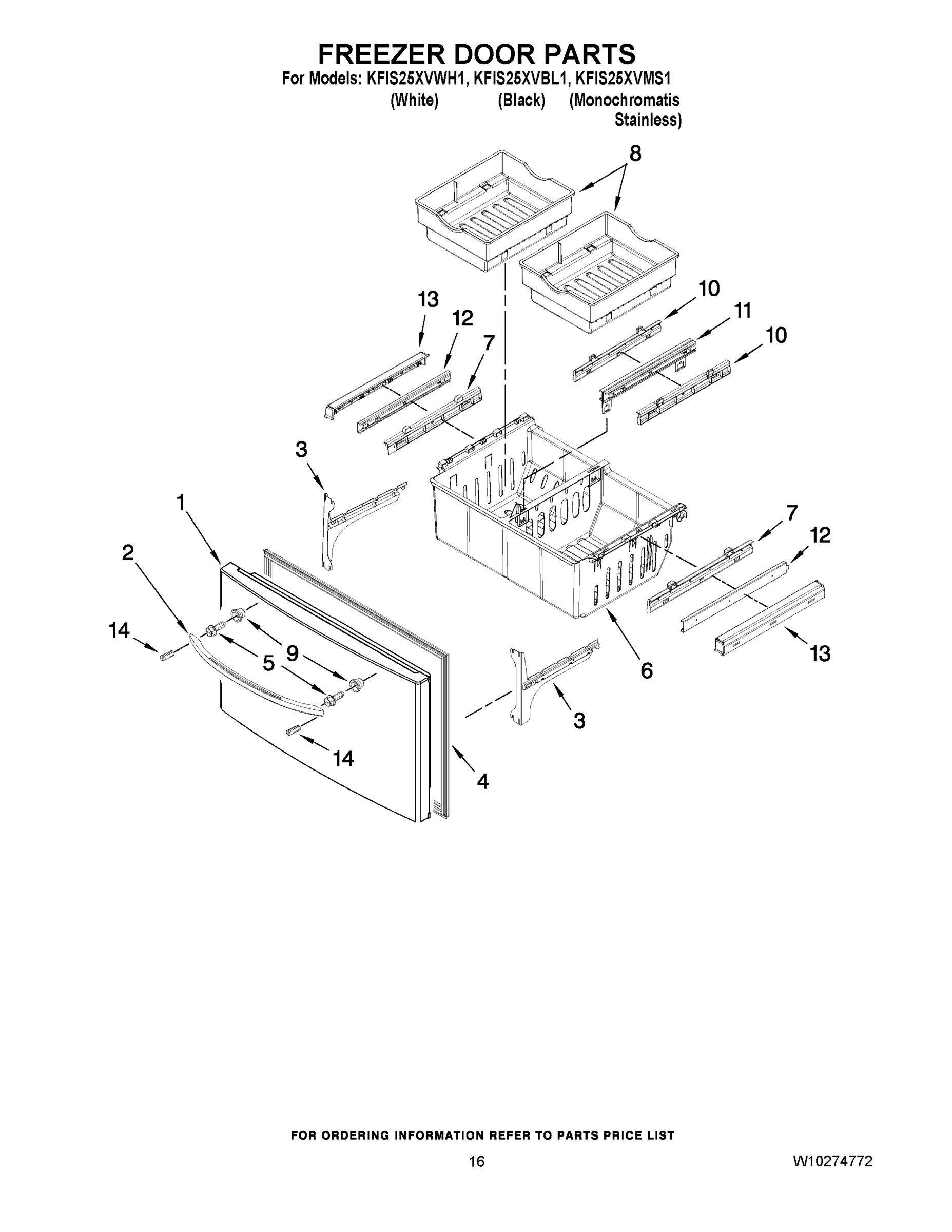 09 - FREEZER DOOR PARTS