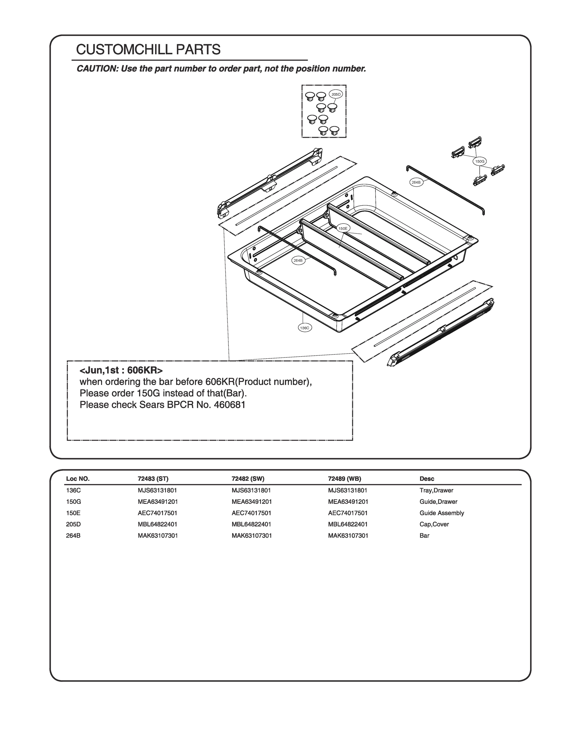 CUSTOMCHILL PARTS