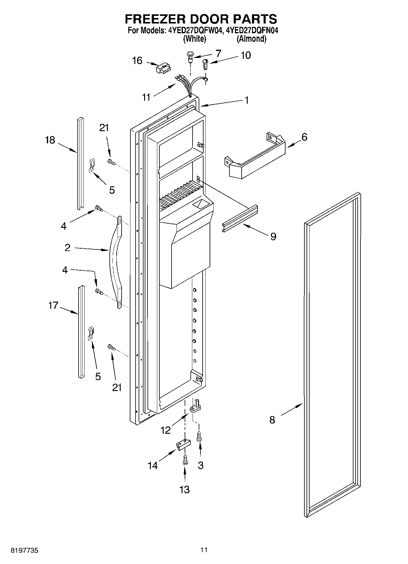 07 - FREEZER DOOR