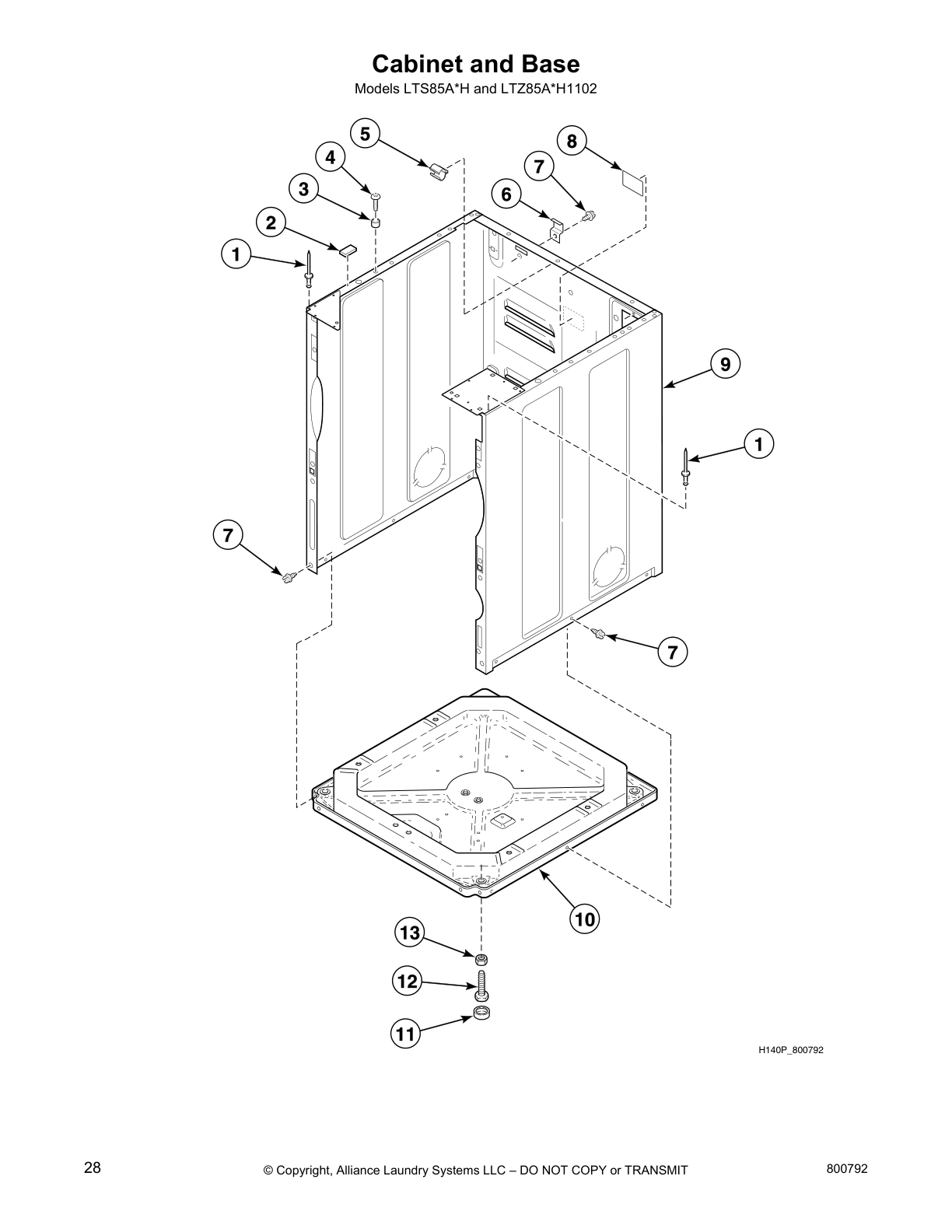 Cabinet and Base