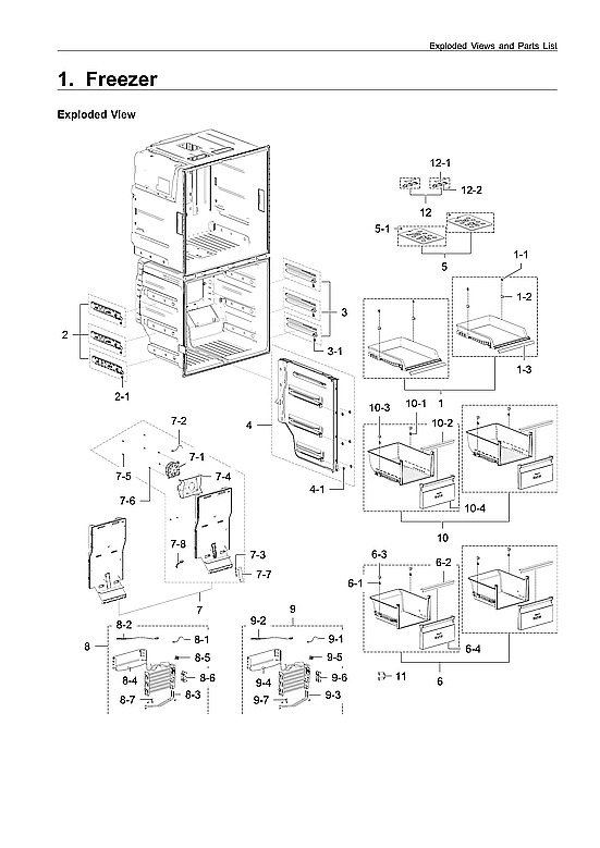FREEZER PARTS