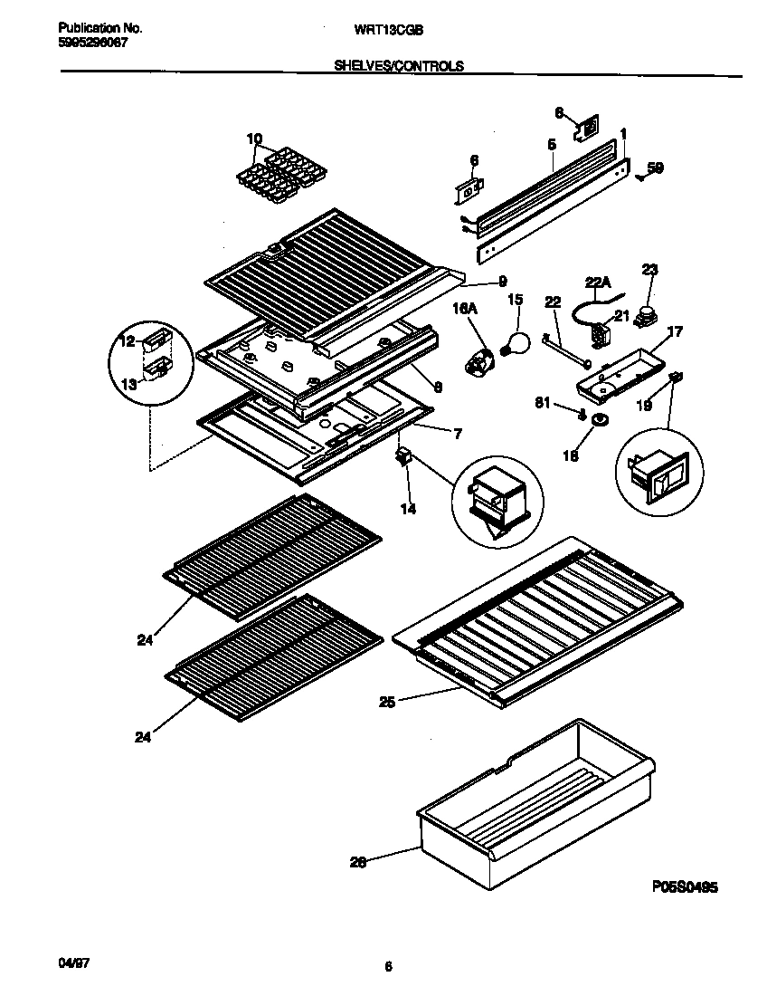 04 - SHELVES/CONTROLS