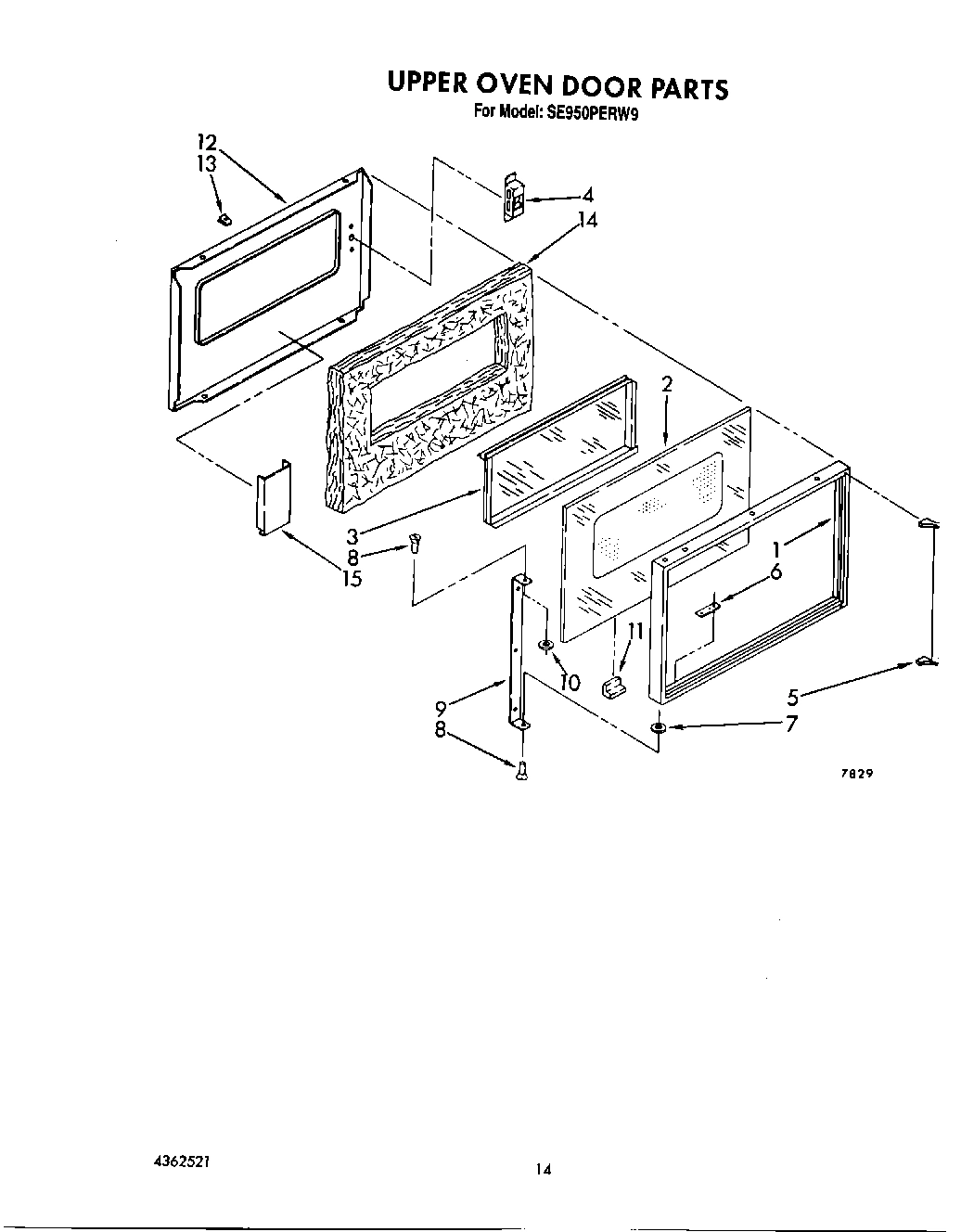 09 - UPPER OVEN DOOR