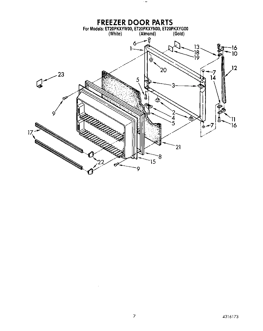 06 - FREEZER DOOR