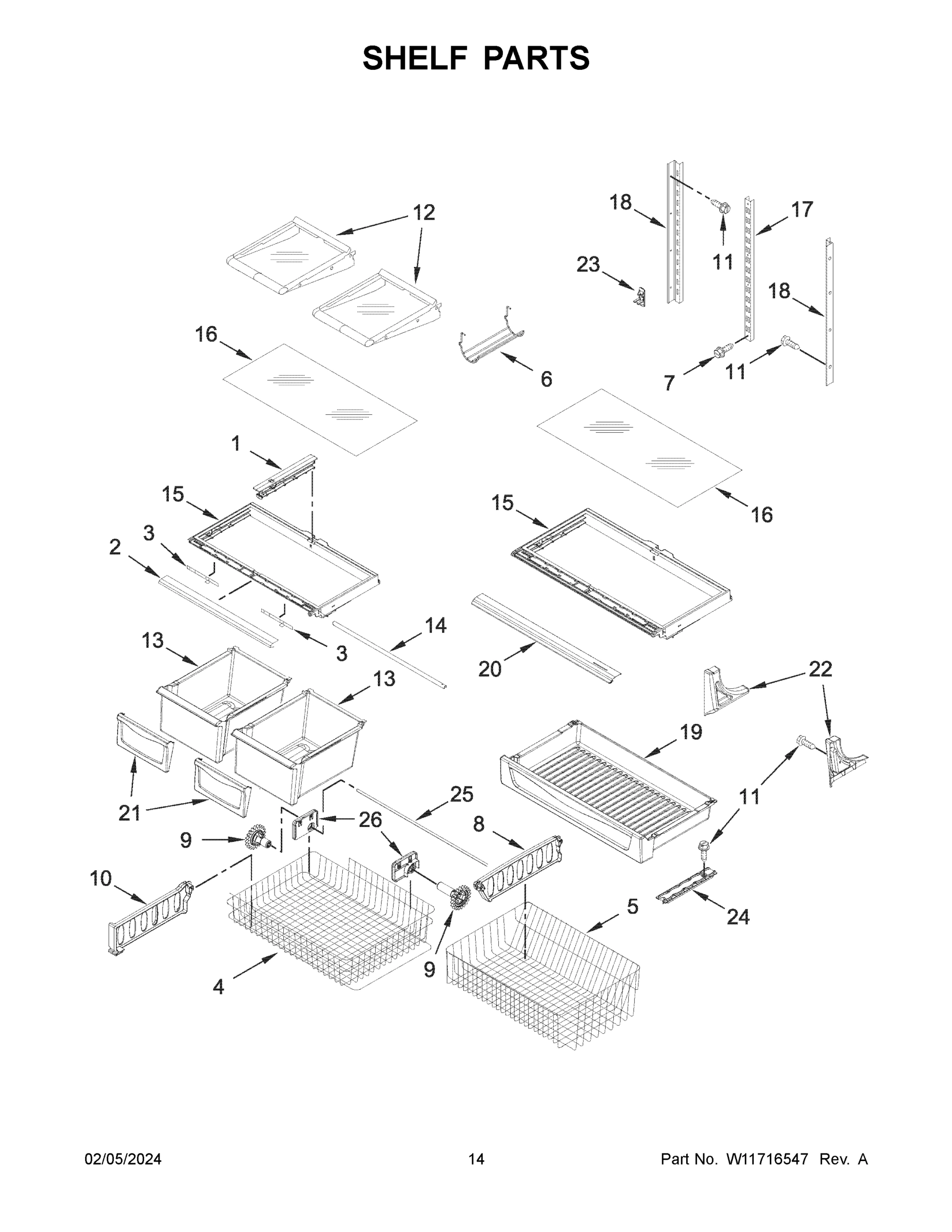 08 - SHELF PARTS