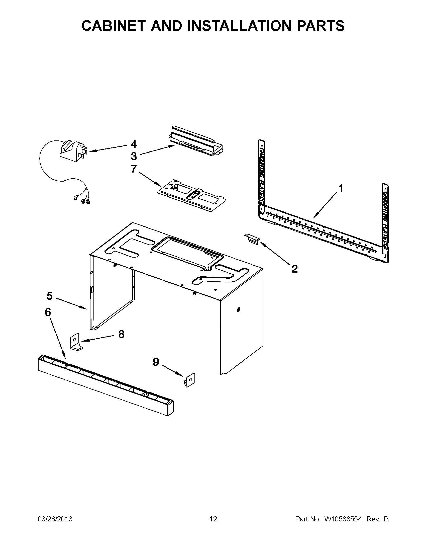 06 - CABINET AND INSTALLATION PARTS