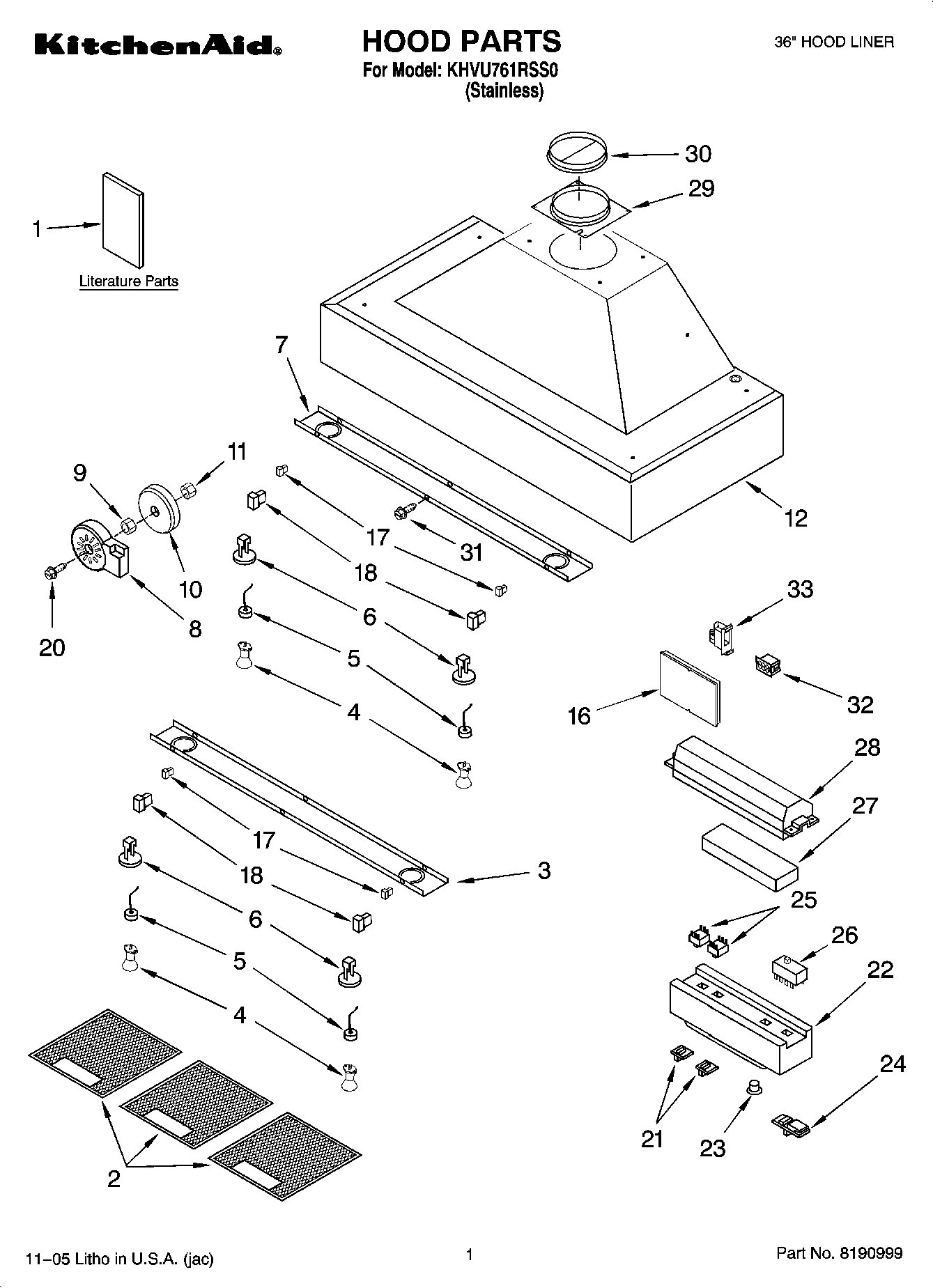 01 - HOOD PARTS