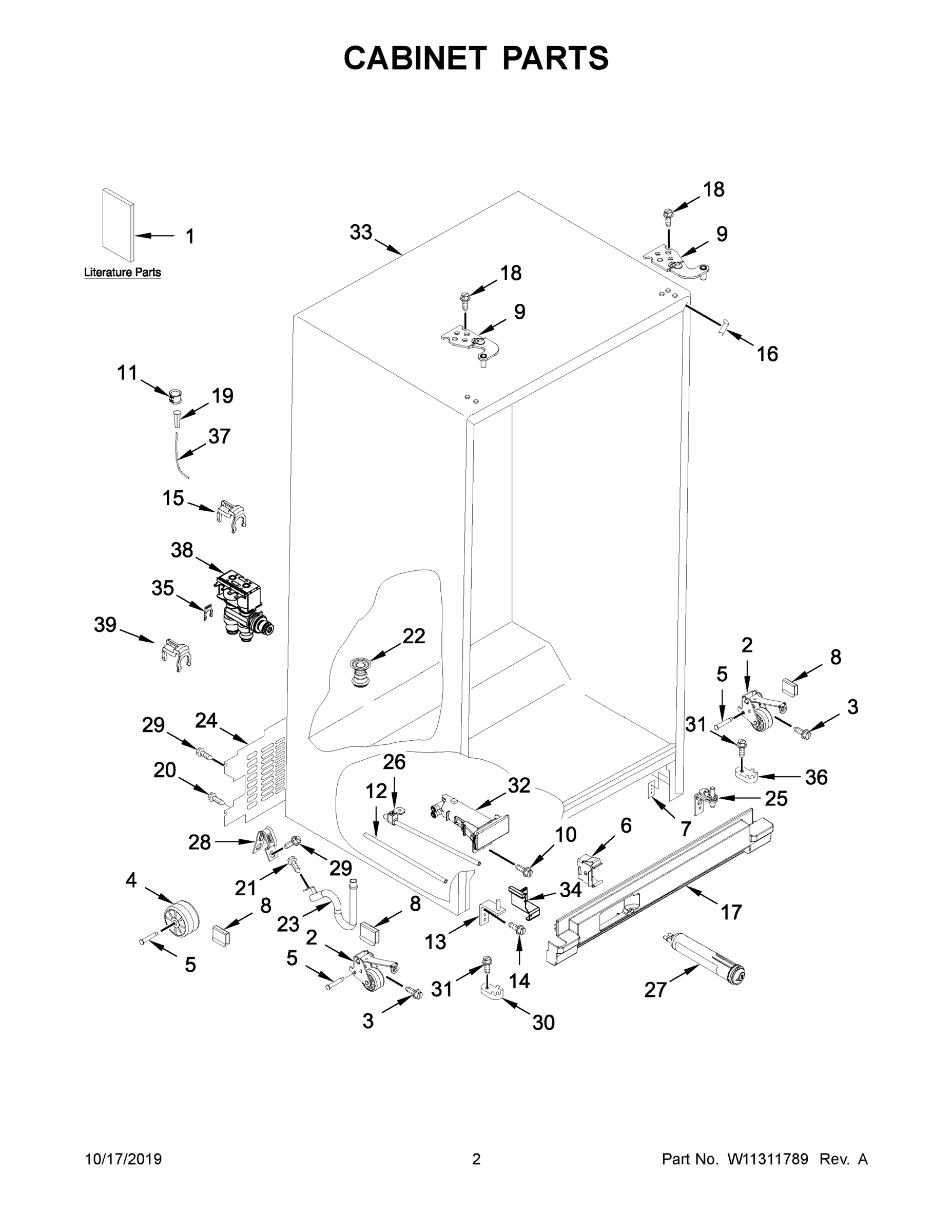 02 - CABINET PARTS