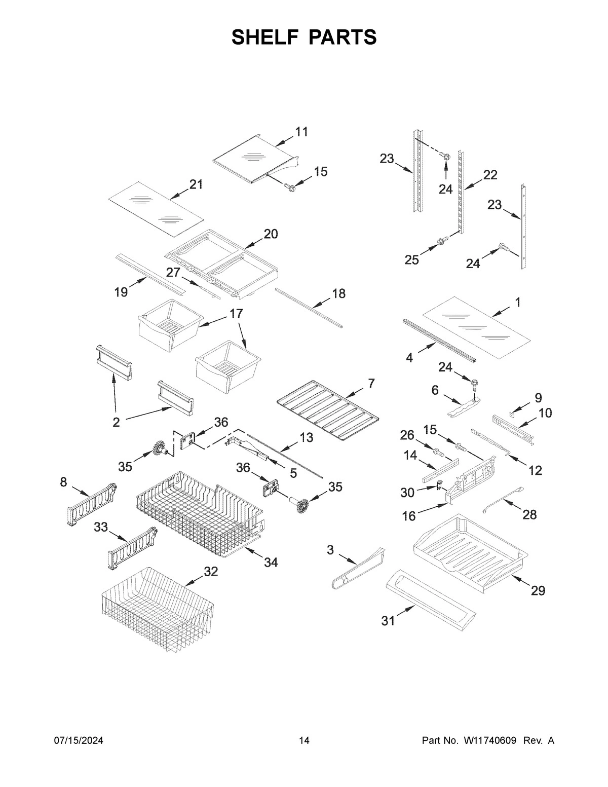 08 - SHELF PARTS