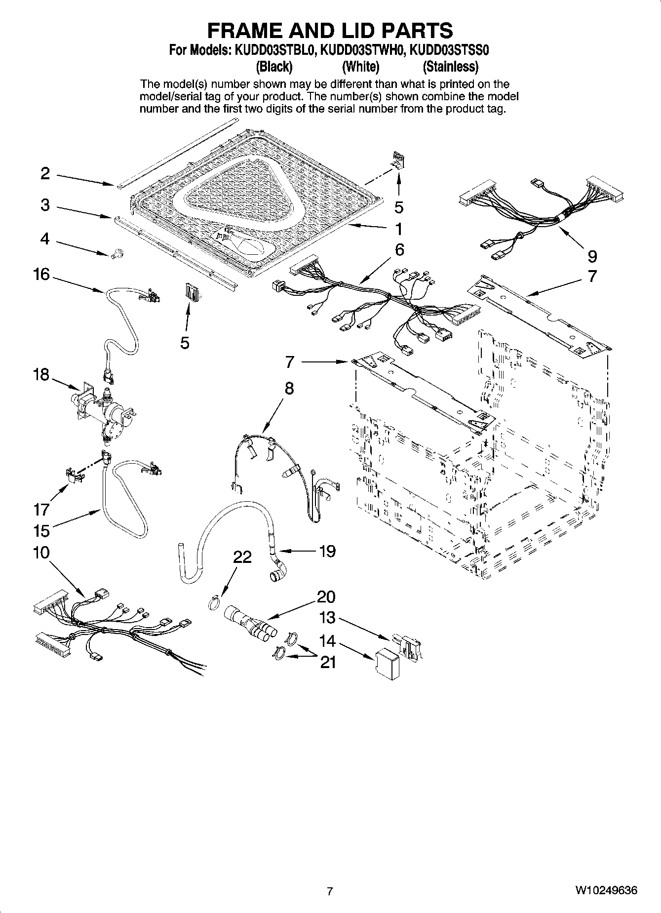 05 - FRAME AND LID PARTS