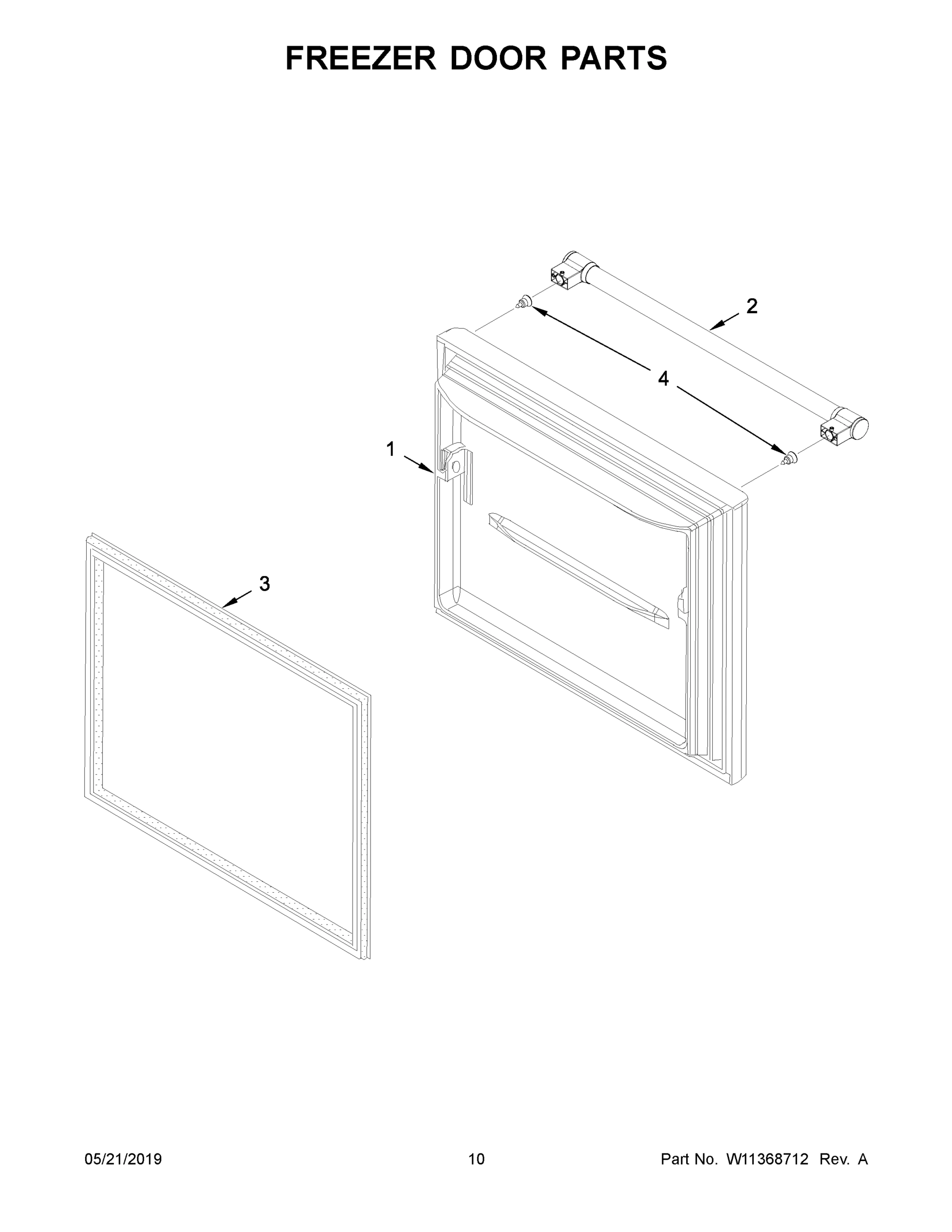 06 - FREEZER DOOR PARTS