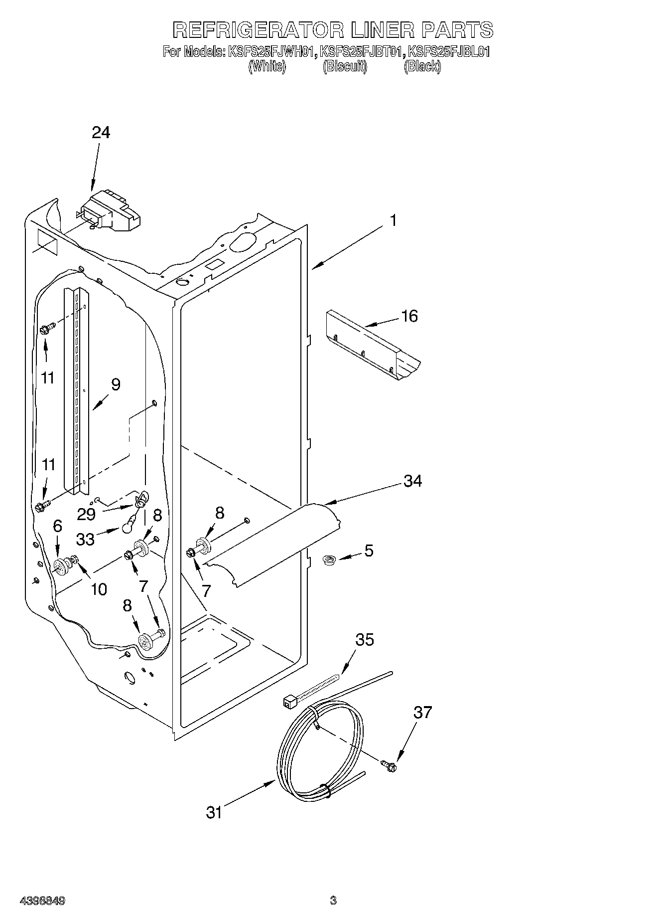 02 - REFRIGERATOR LINER