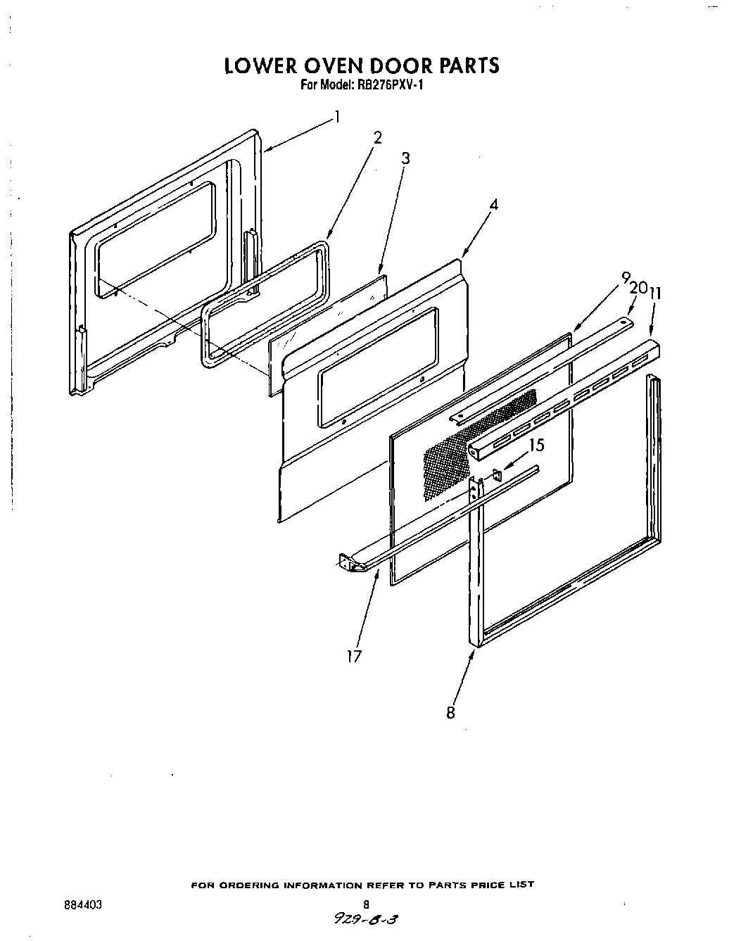 05 - LOWER OVEN DOOR , LIT/OPTIONAL