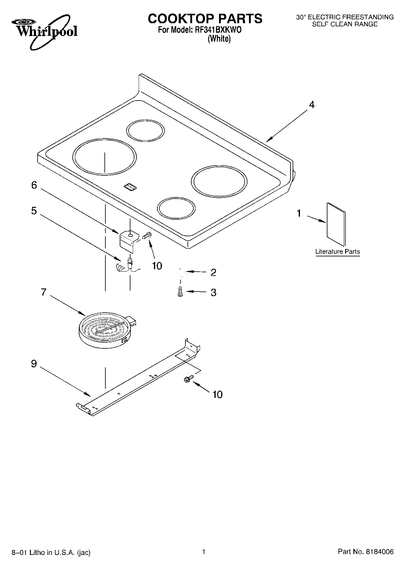 01 - COOKTOP, LITERATURE
