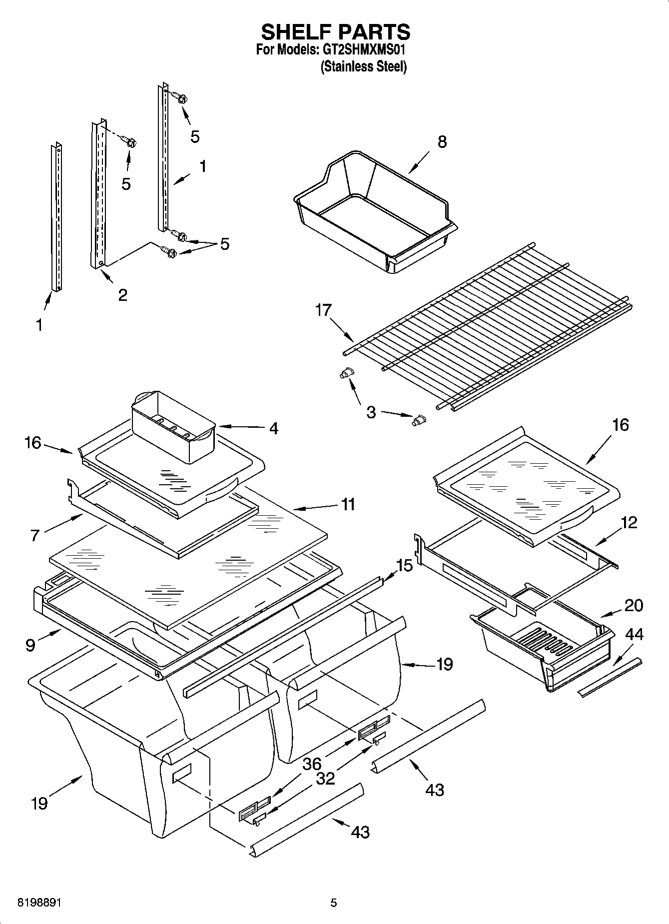 03 - SHELF PARTS