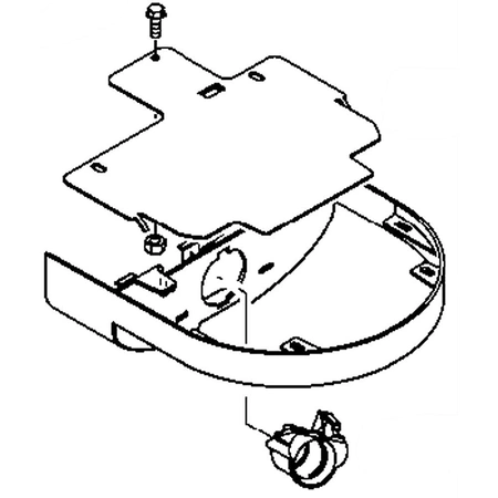 WR17X26726 GE Refrigerator Housing Lamp Assem
