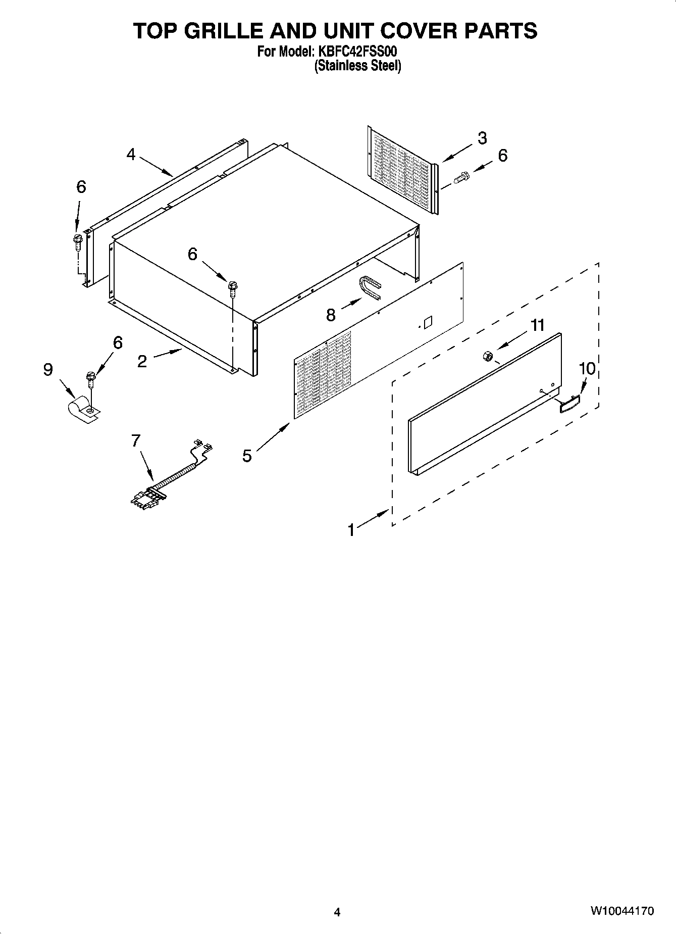 03 - TOP GRILLE AND UNIT COVER PARTS