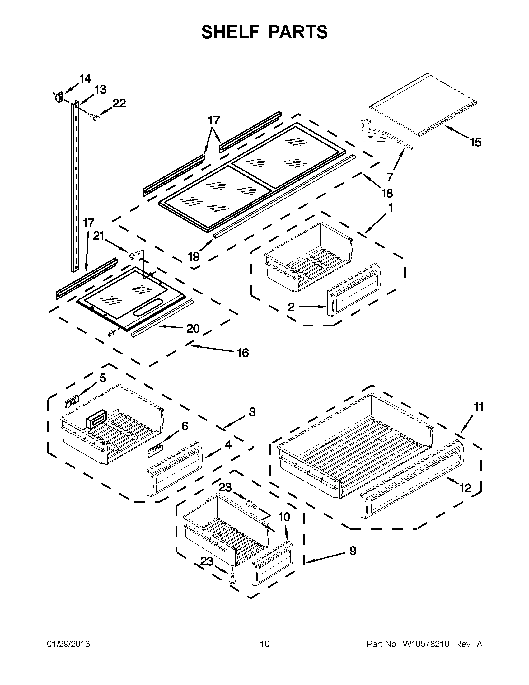 05 - SHELF PARTS