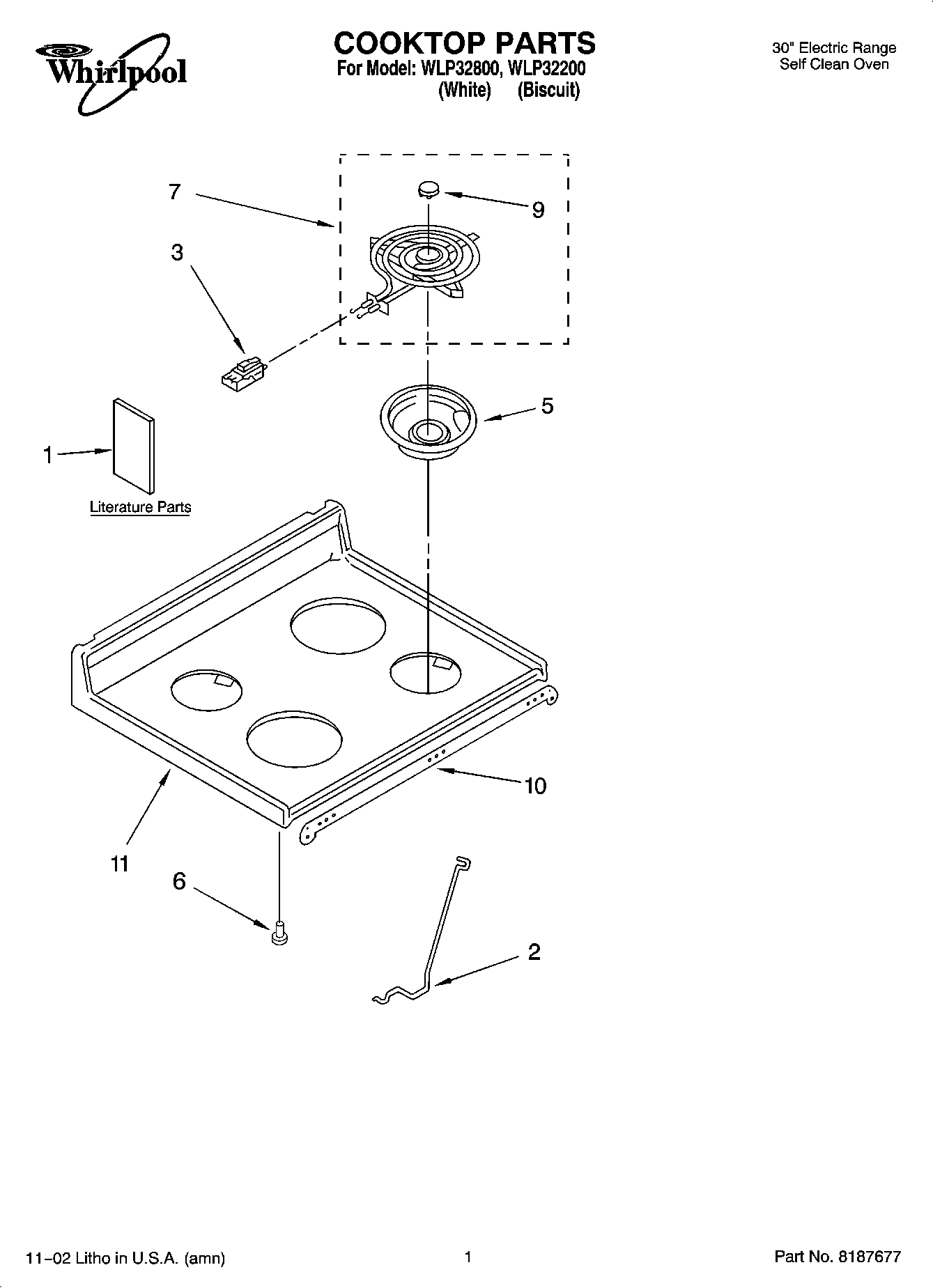 01 - COOKTOP PARTS