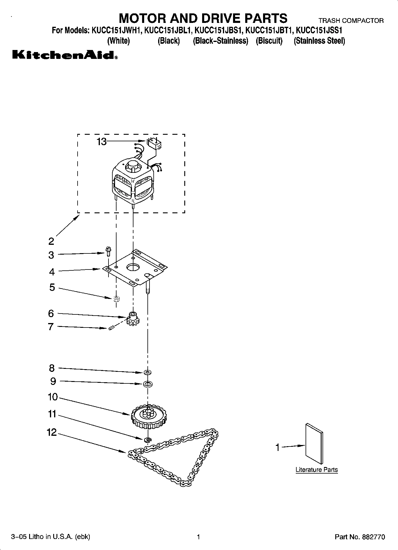 01 - MOTOR AND DRIVE PARTS