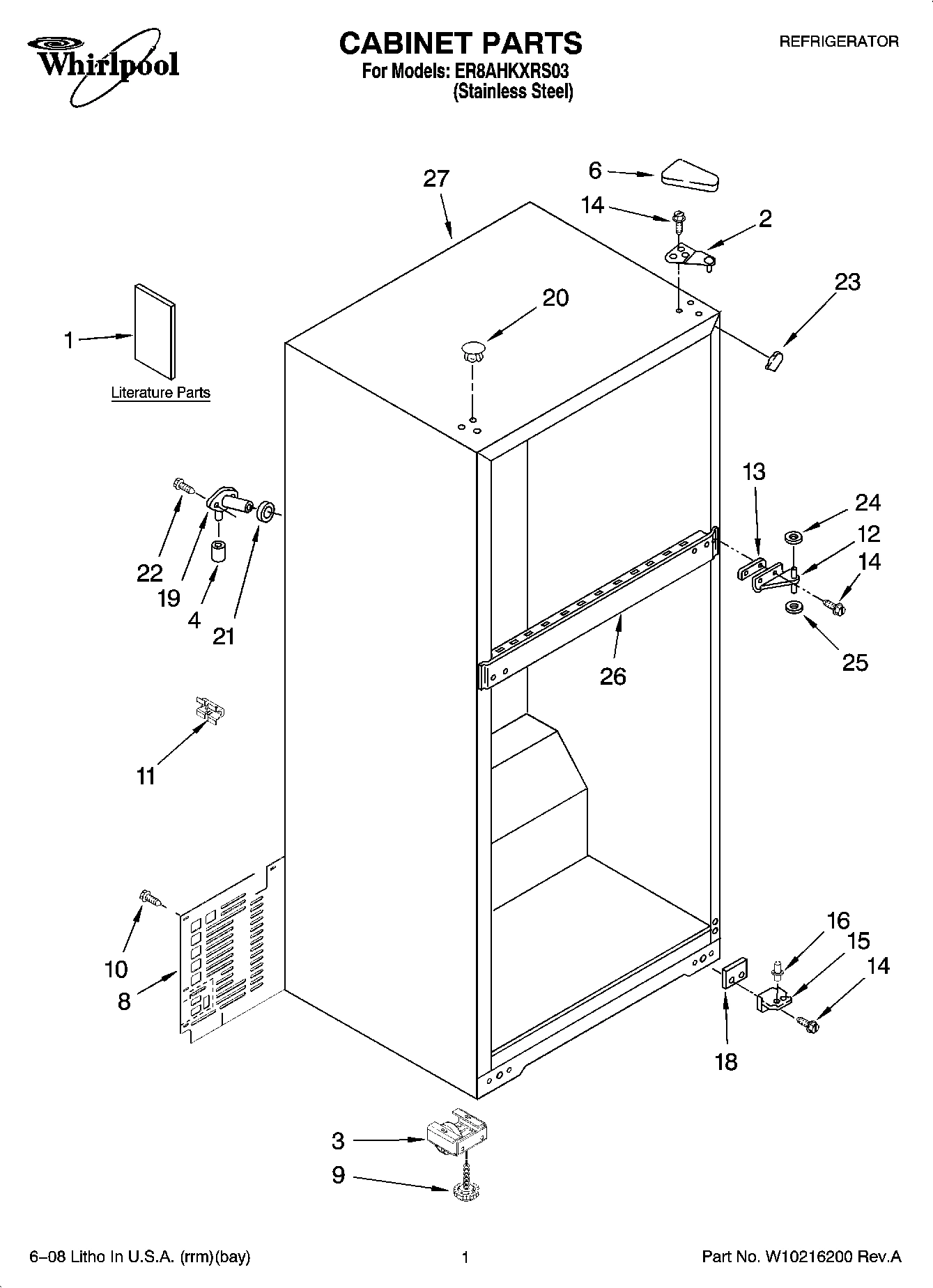 01 - CABINET PARTS