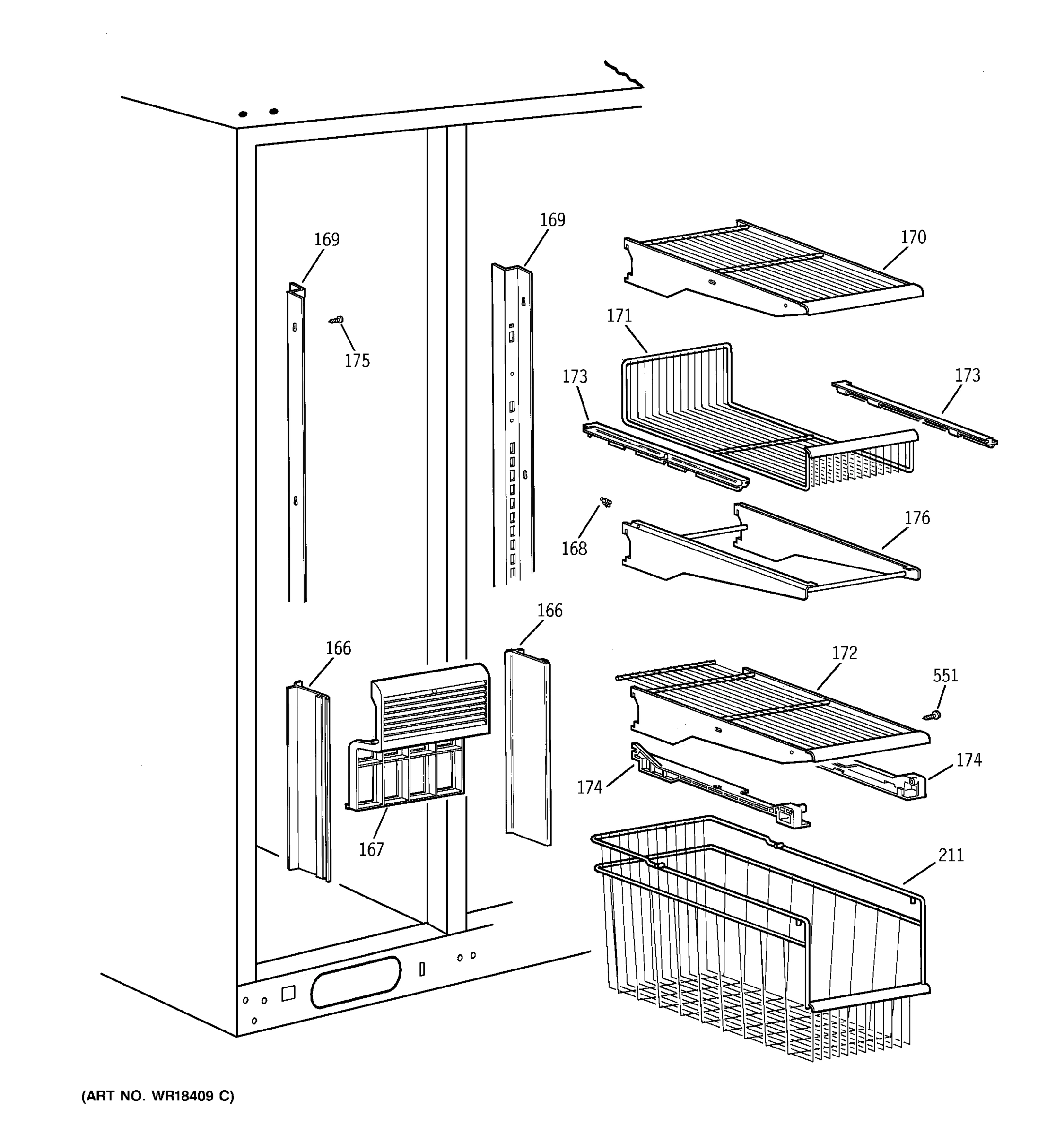 FREEZER SHELVES