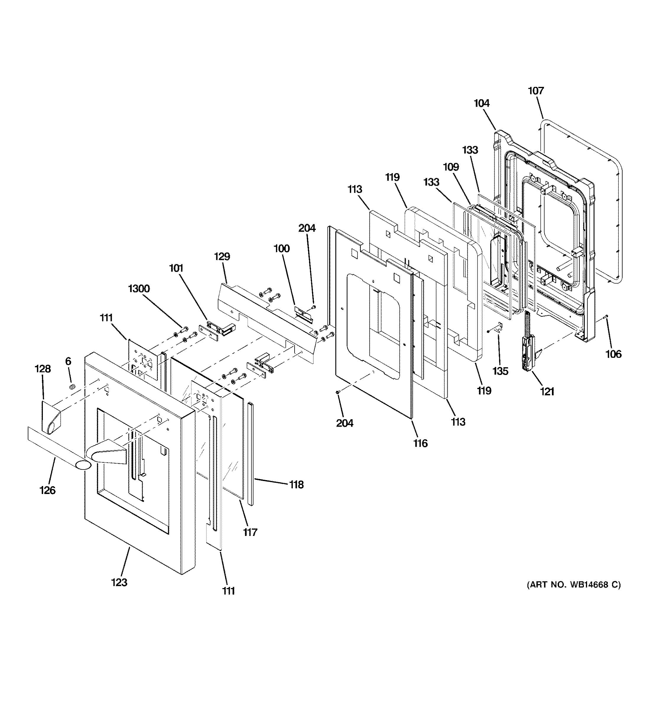 SMALL DOOR ASSEMBLY