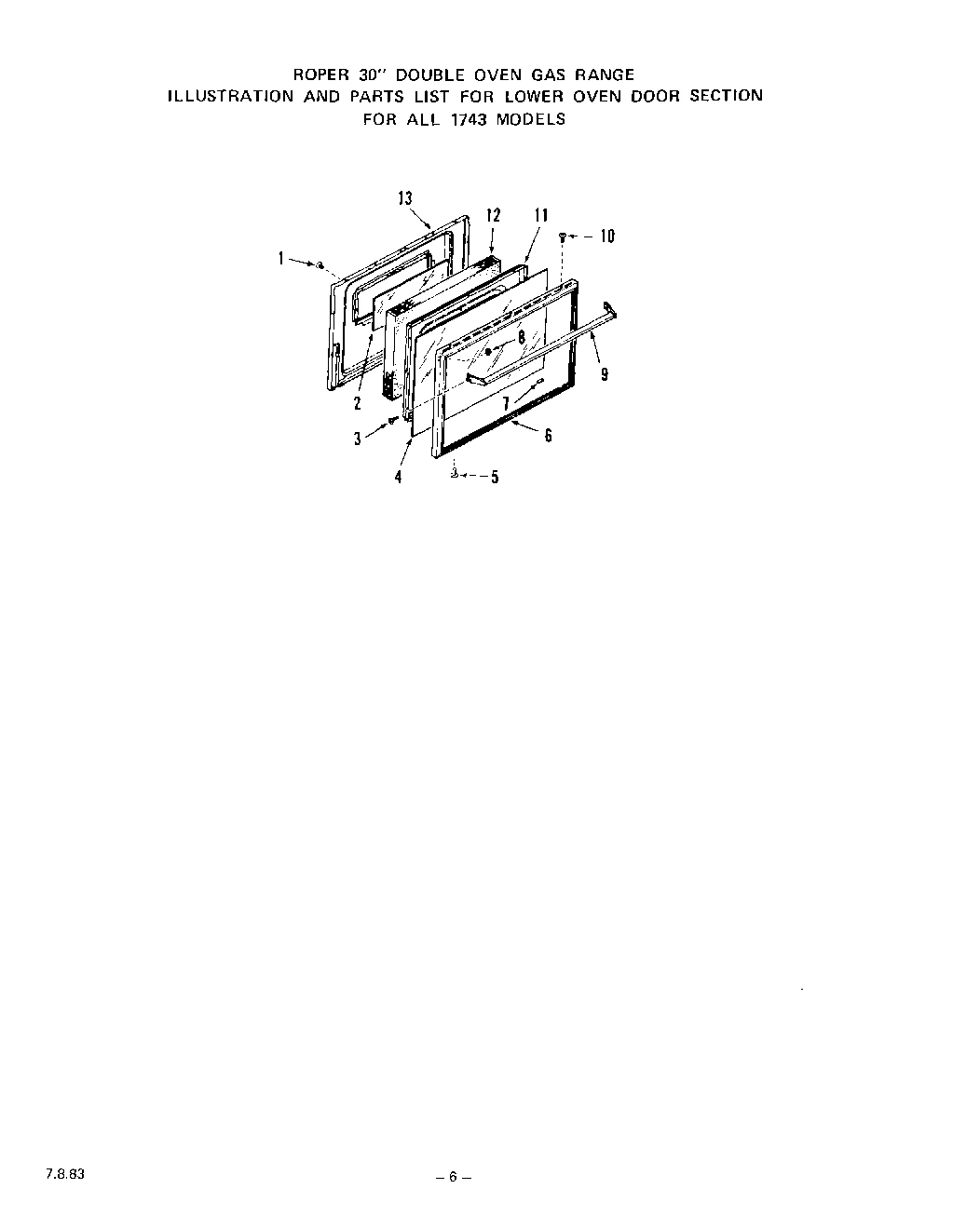 05 - LOWER OVEN DOOR