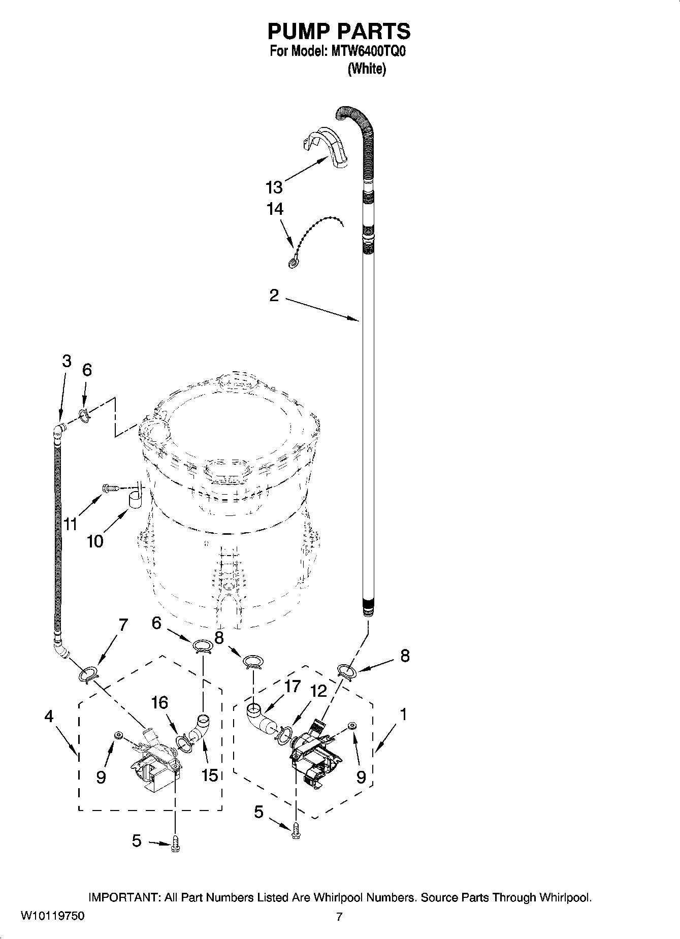 04 - PUMP PARTS, OPTIONAL PARTS (NOT INCLUDED)
