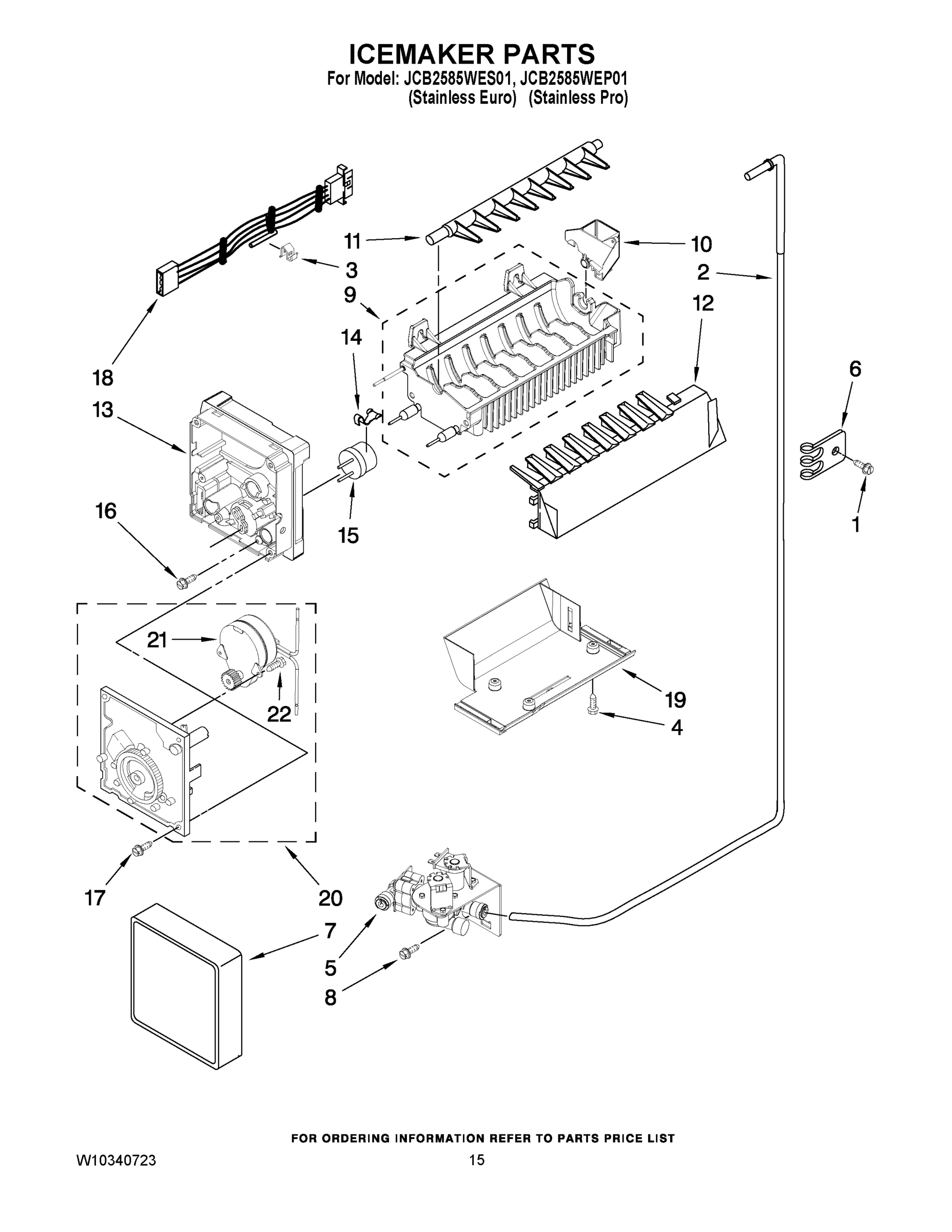 10 - ICEMAKER PARTS