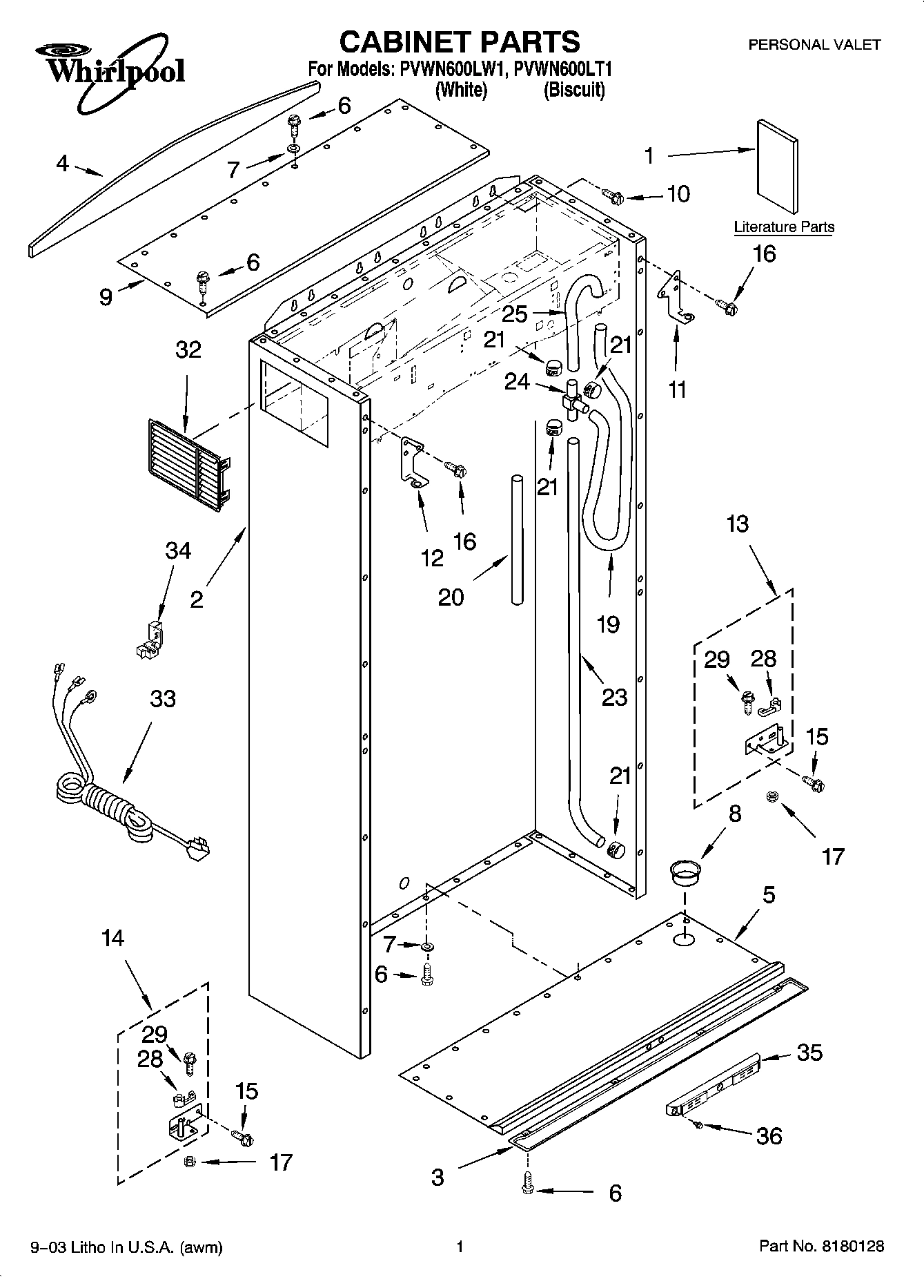 01 - CABINET PARTS