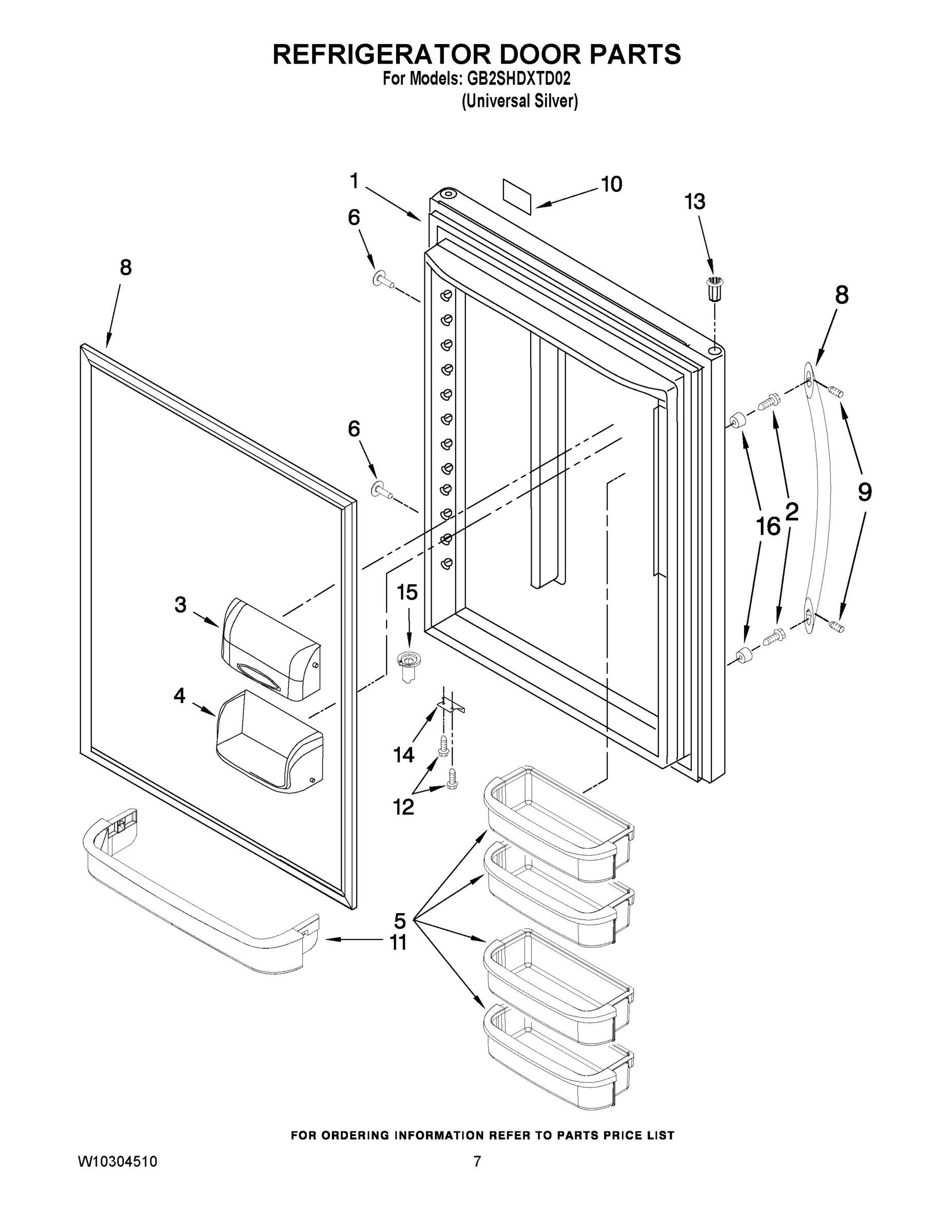 05 - REFRIGERATOR DOOR PARTS