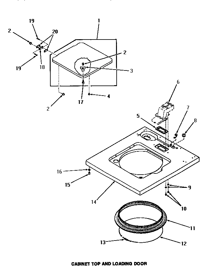 07 - CABINET TOP & LOADING DOOR