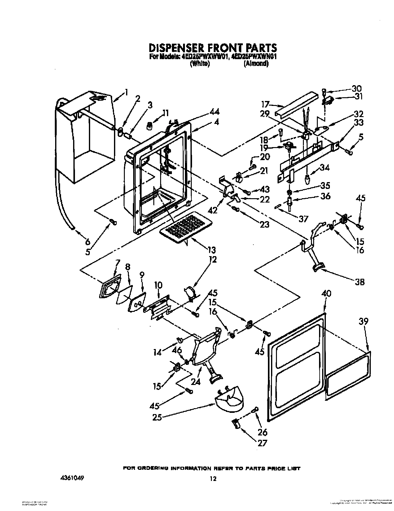 09 - DISPENSER FRONT