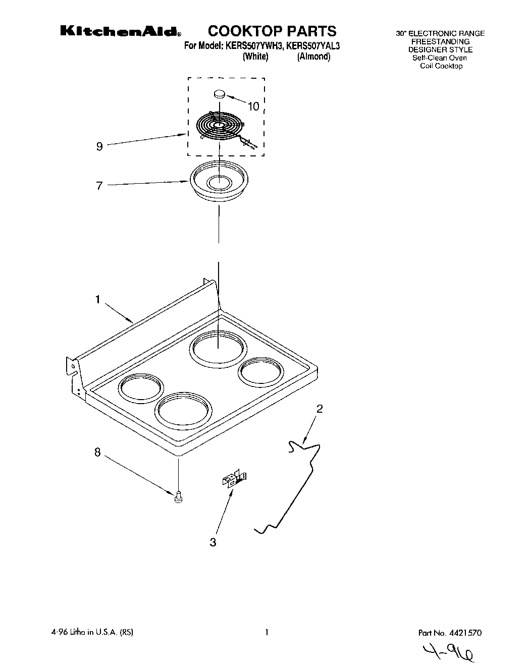 01 - COOKTOP, LITERATURE