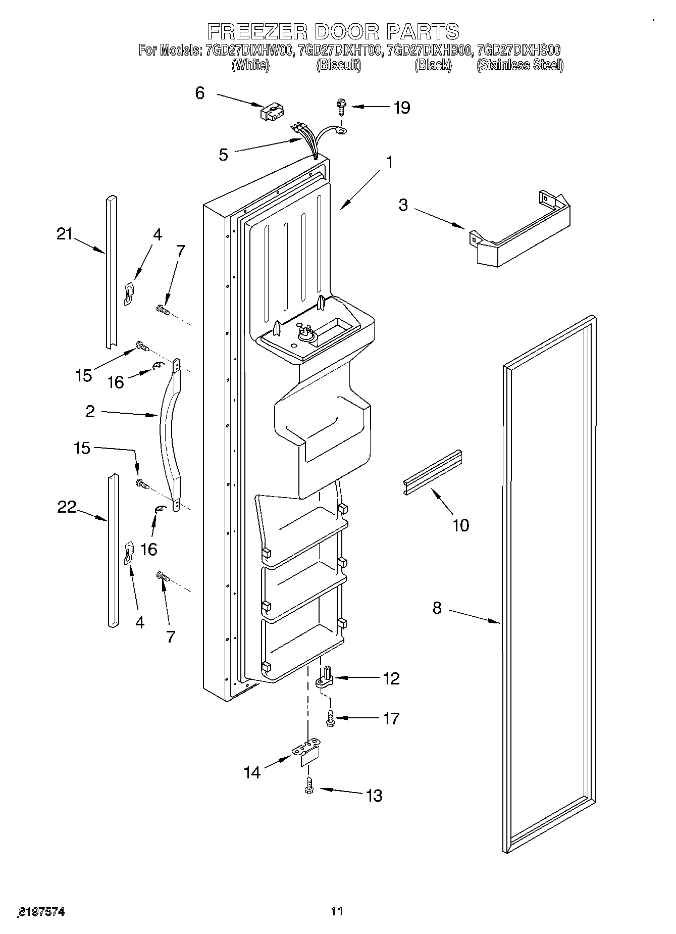 07 - FREEZER DOOR