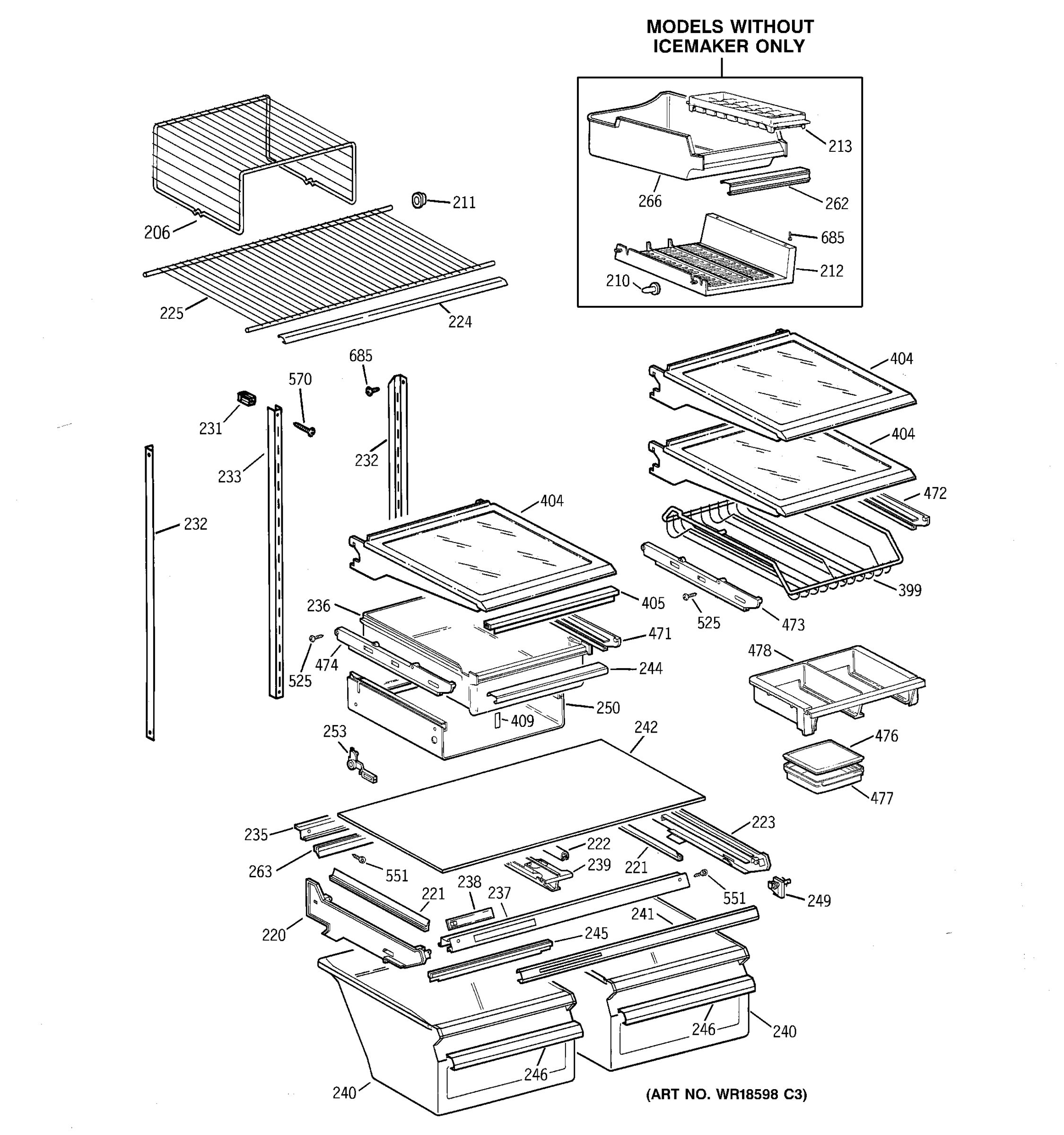 SHELF PARTS