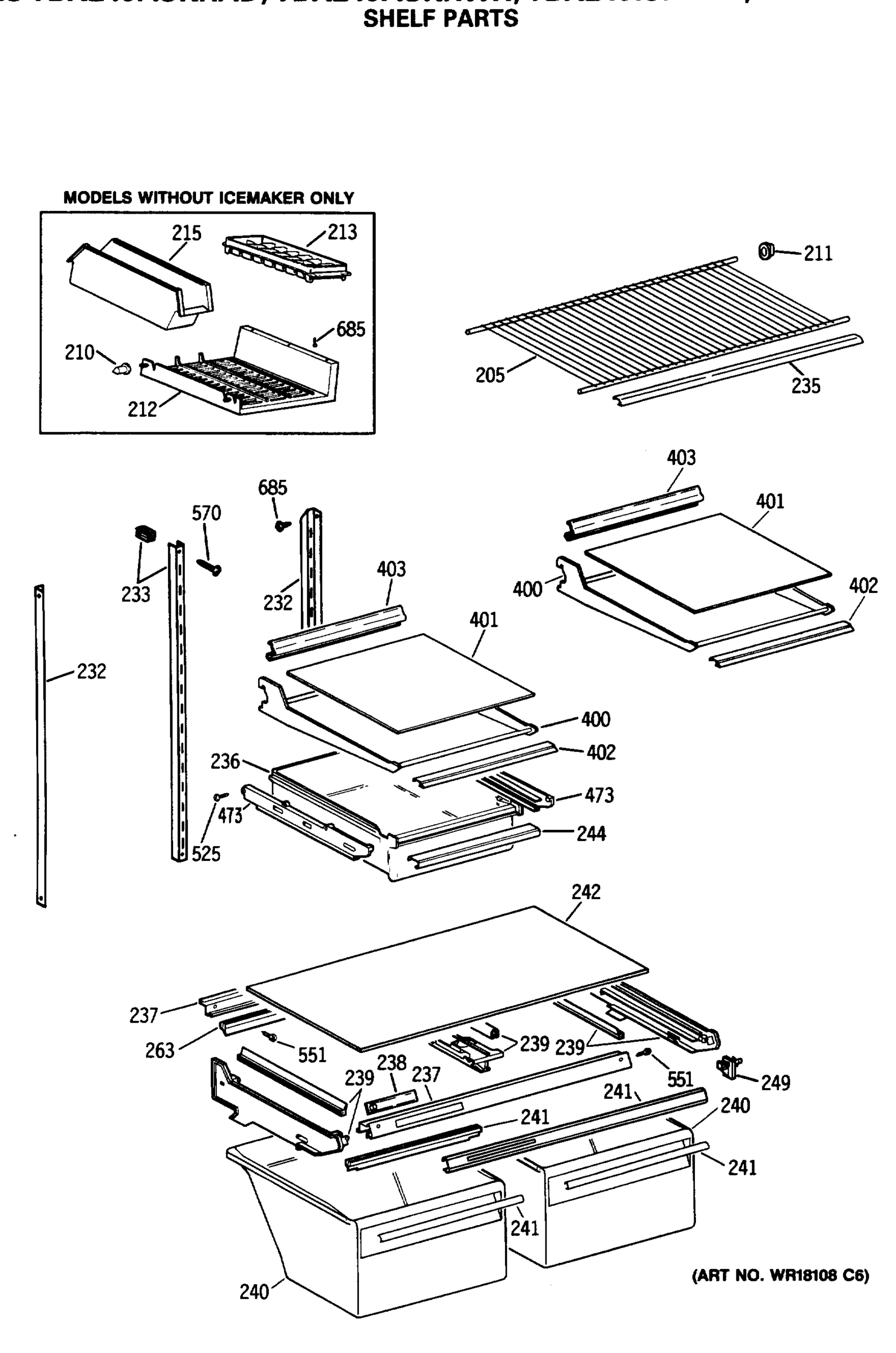 SHELF PARTS