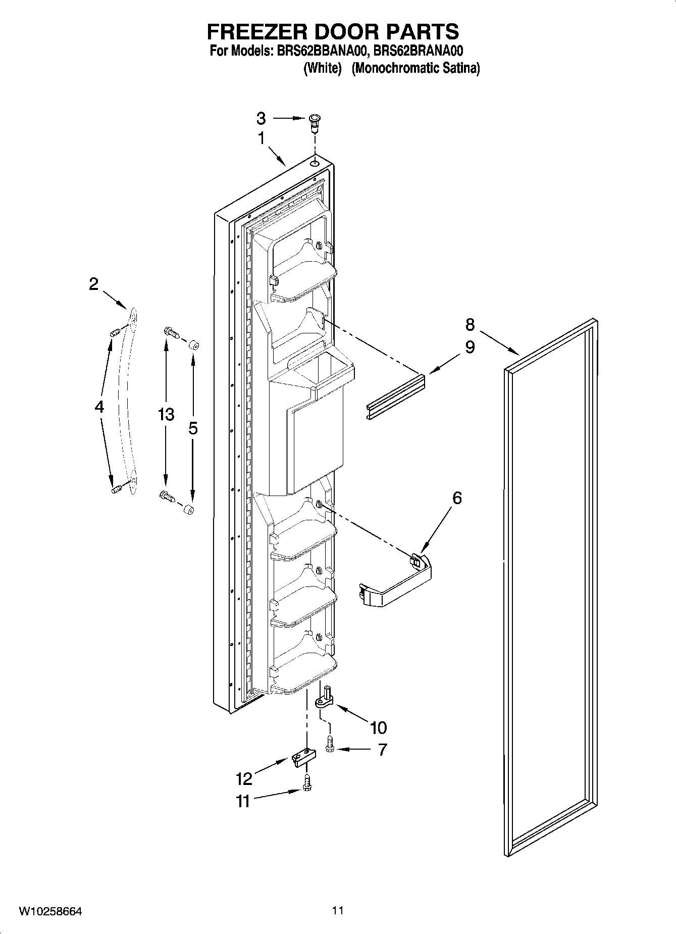 07 - FREEZER DOOR PARTS