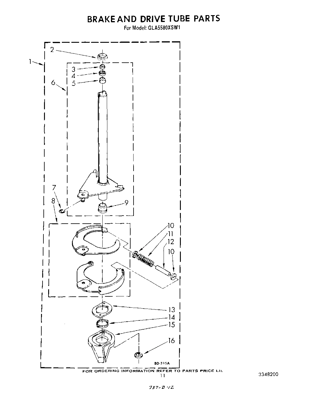 09 - BRAKE AND DRIVE TUBE