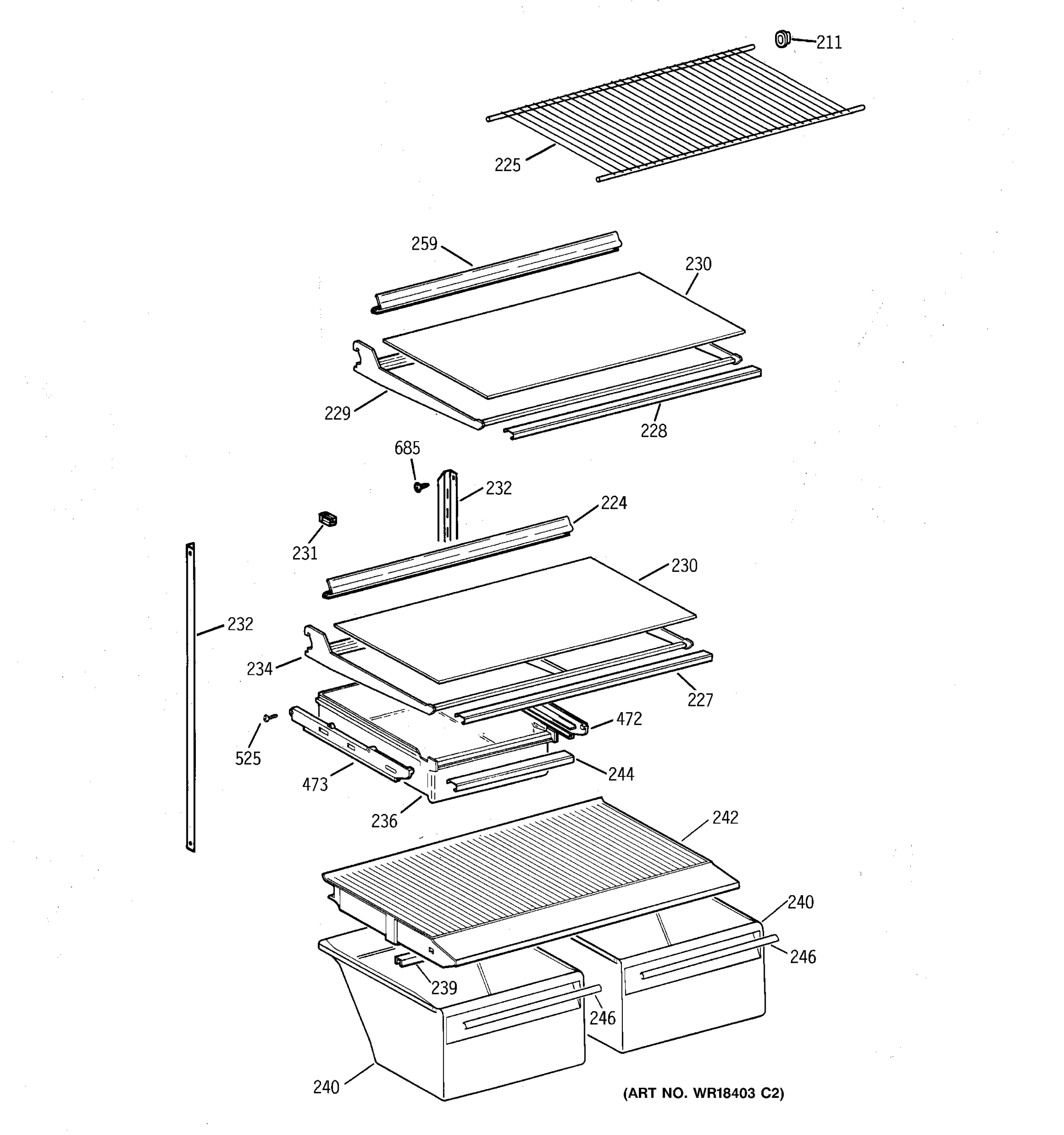 SHELF PARTS